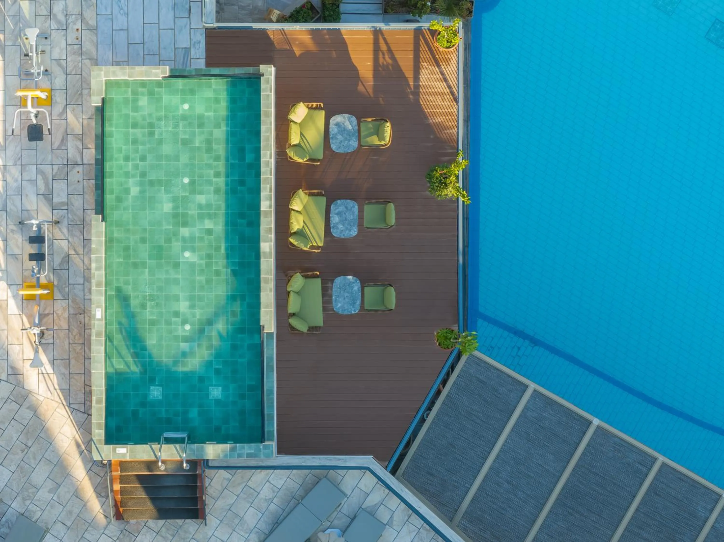 Swimming pool in Minos Hotel