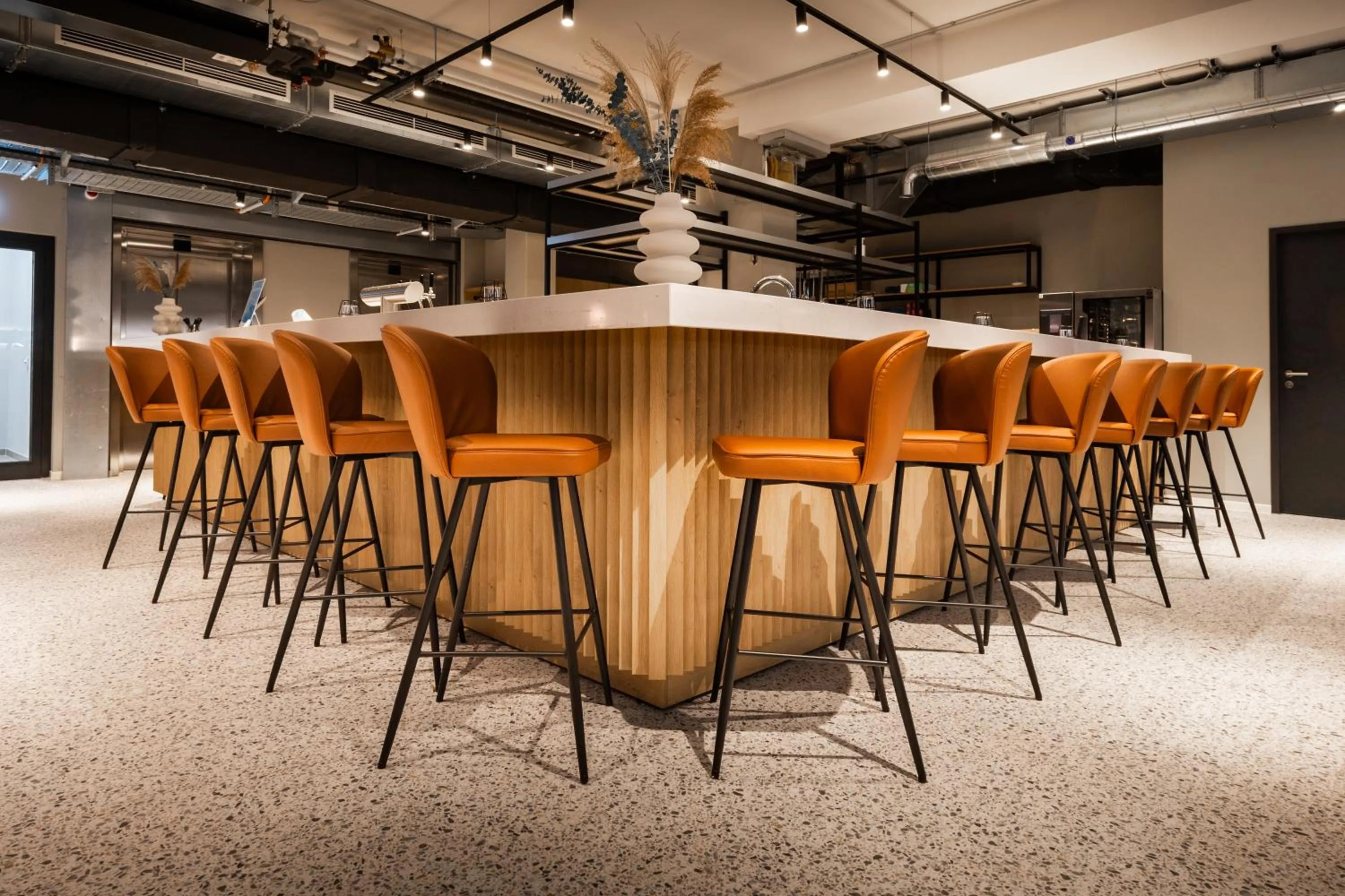 Lounge or bar in GINN Apartment-Hotel Stuttgart-Esslingen