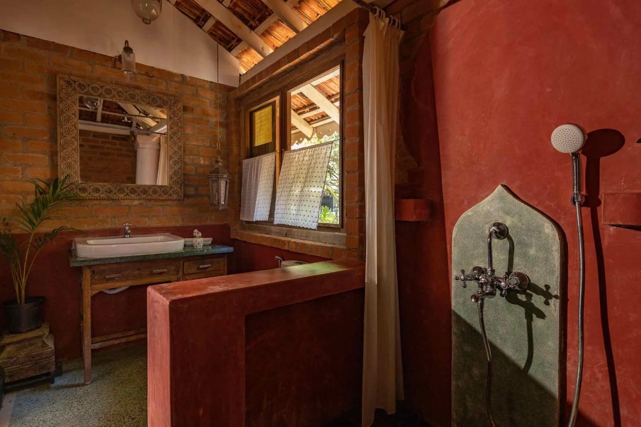 Bathroom in Turia Villa Canacona Palolem