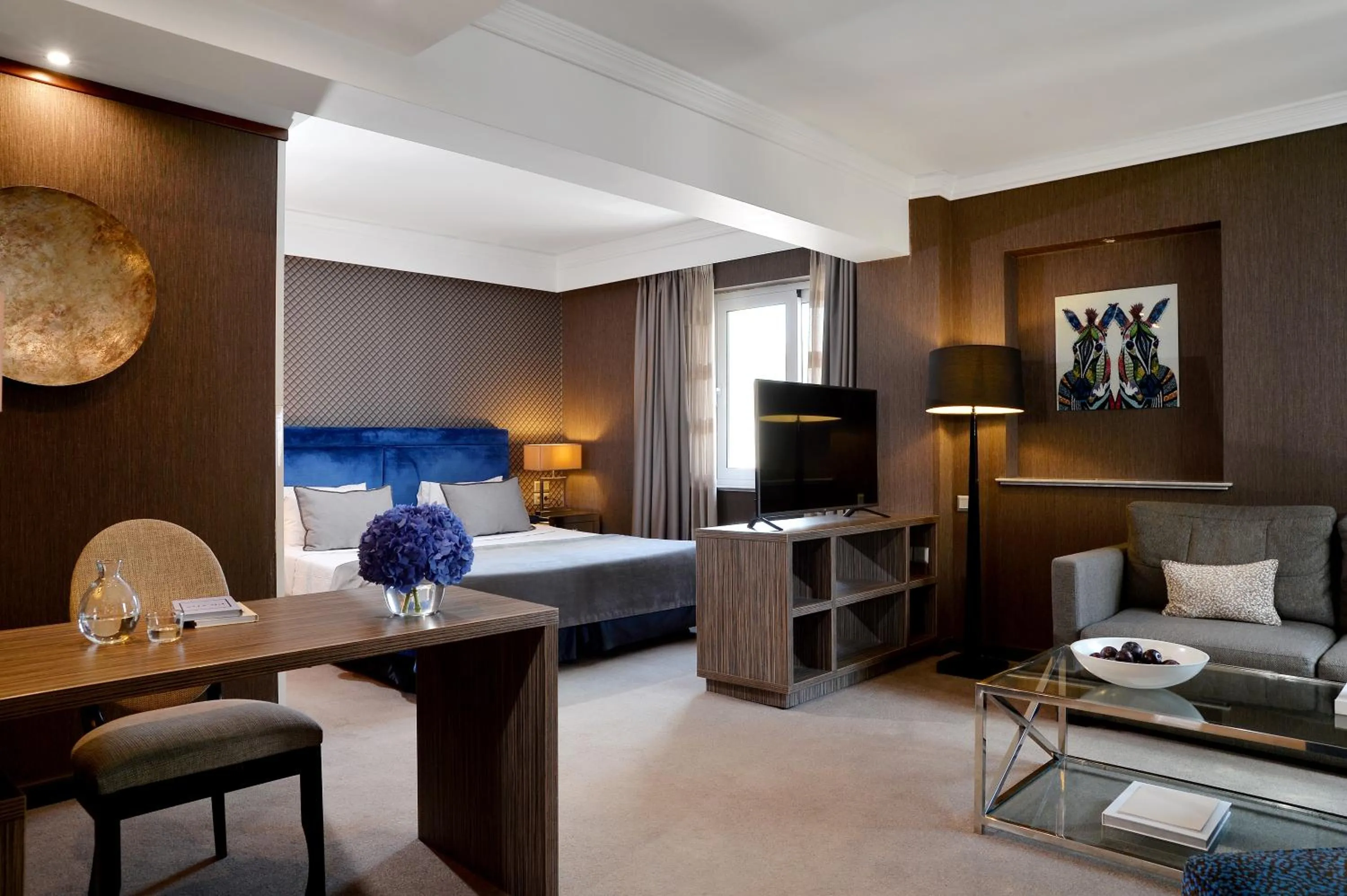 Bed in Airotel Alexandros