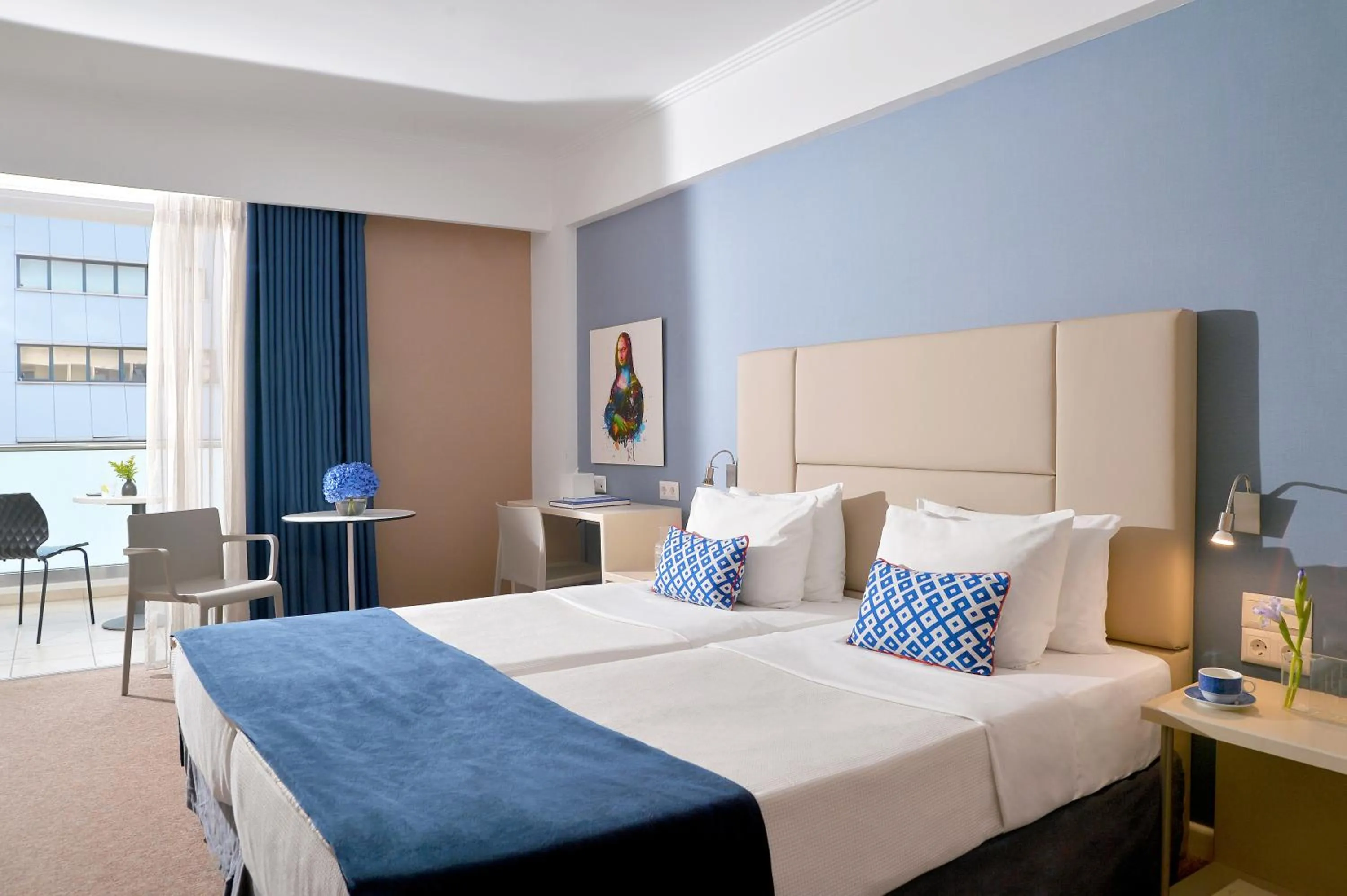 Bedroom, Bed in Airotel Alexandros