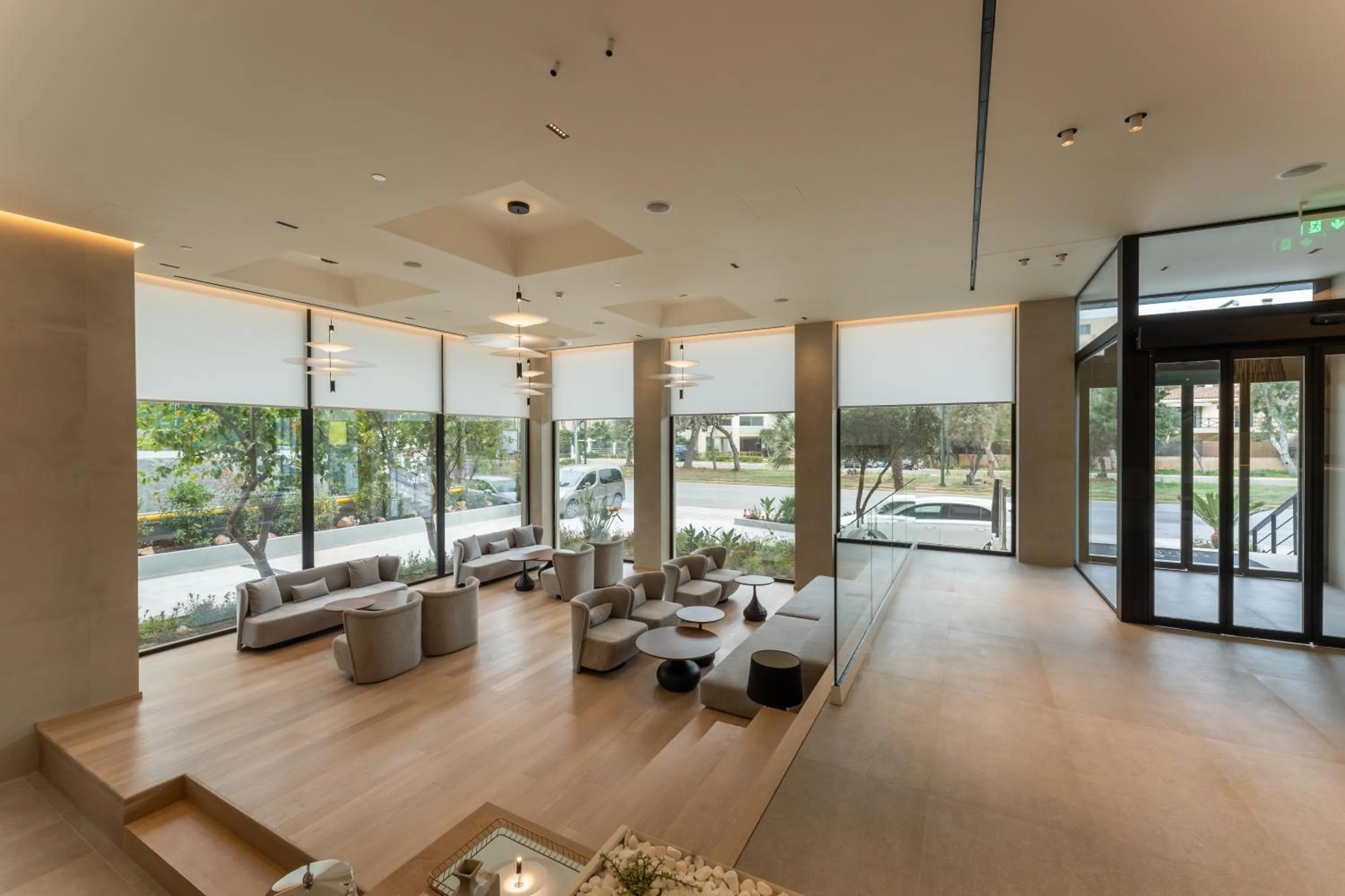 Seating area in Emmantina Hotel