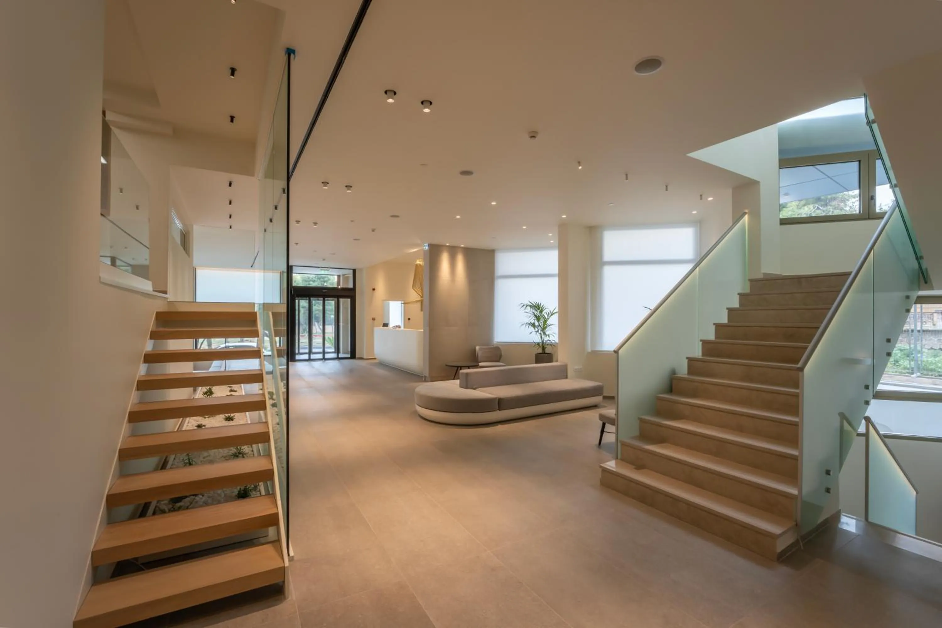 Lobby or reception in Emmantina Hotel