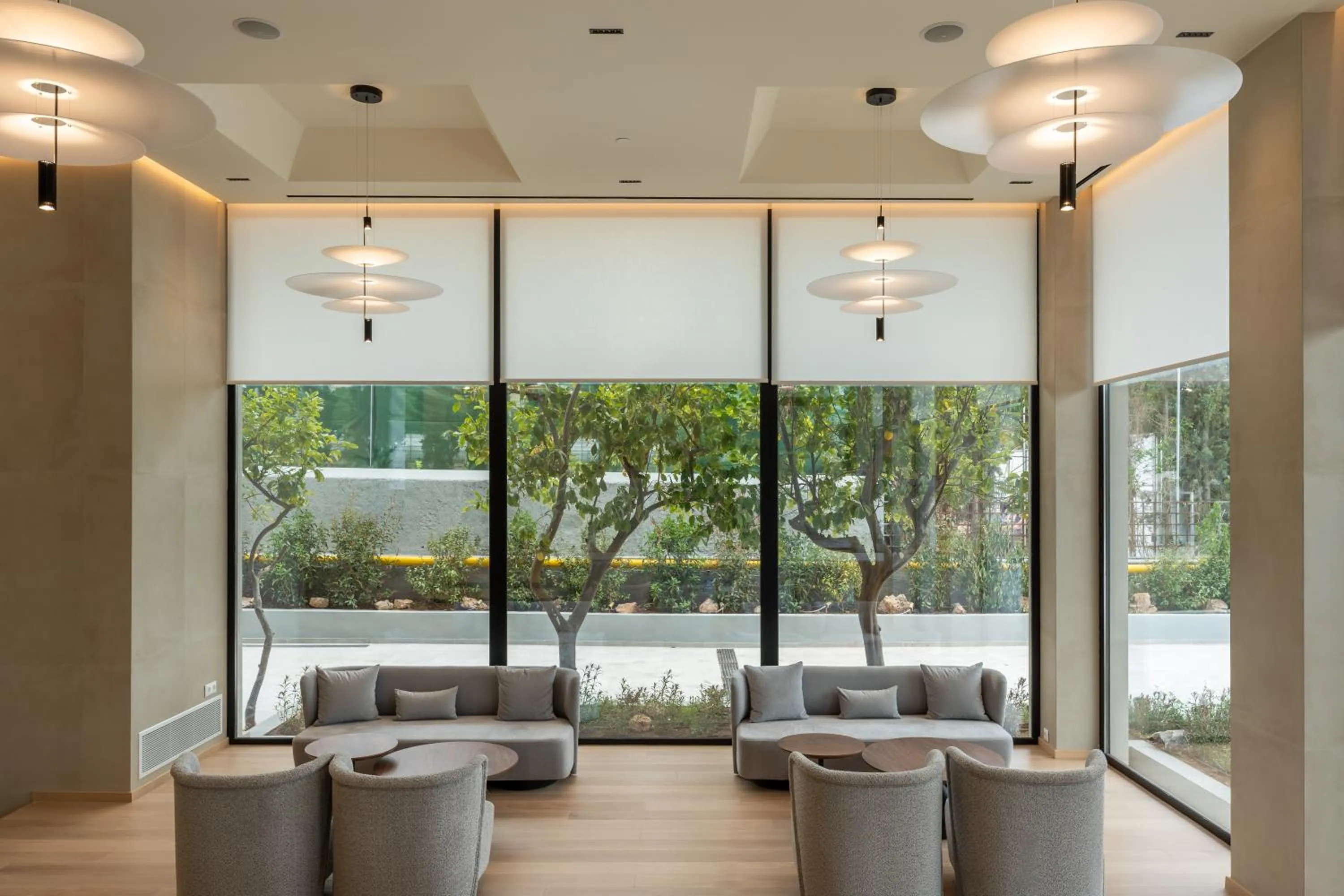 Seating area in Emmantina Hotel