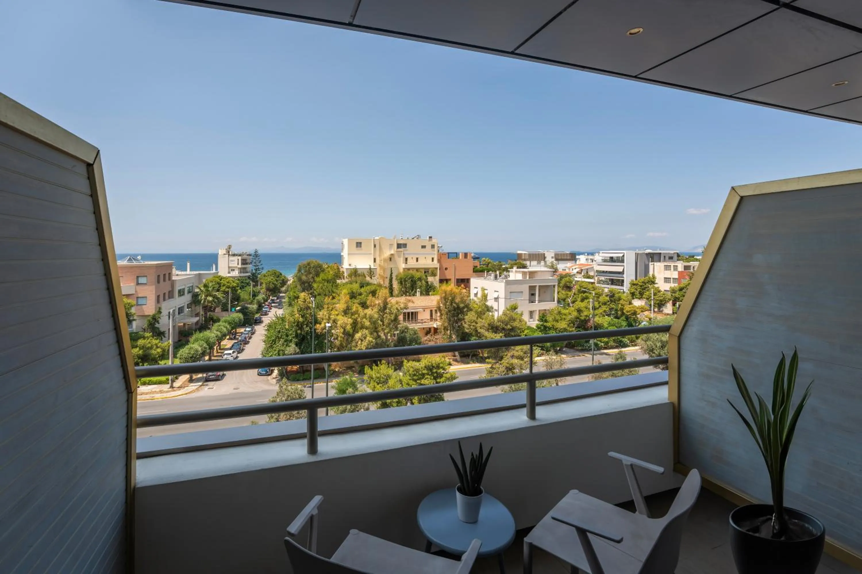 Balcony/Terrace in Emmantina Hotel