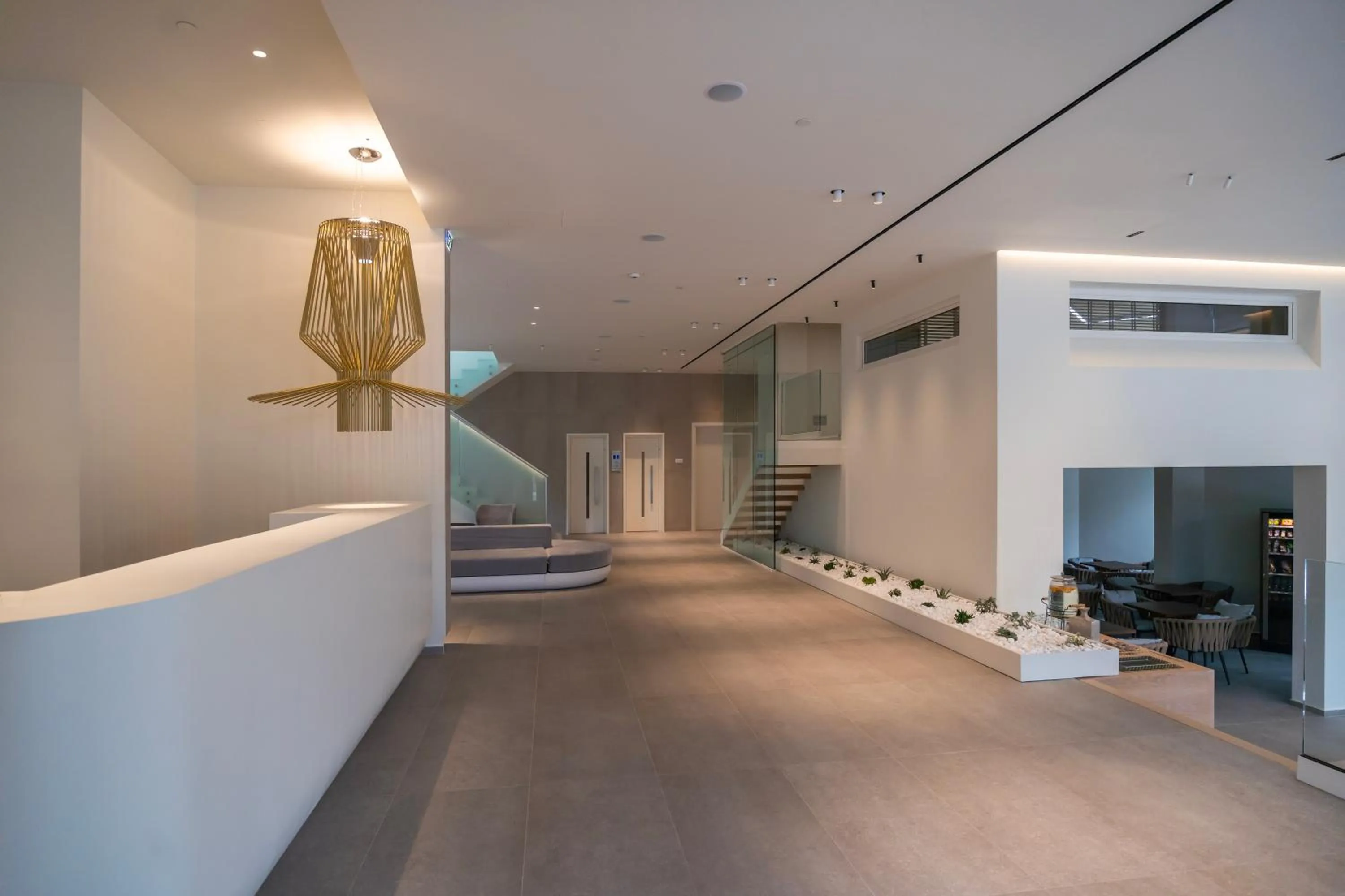 Lobby or reception in Emmantina Hotel