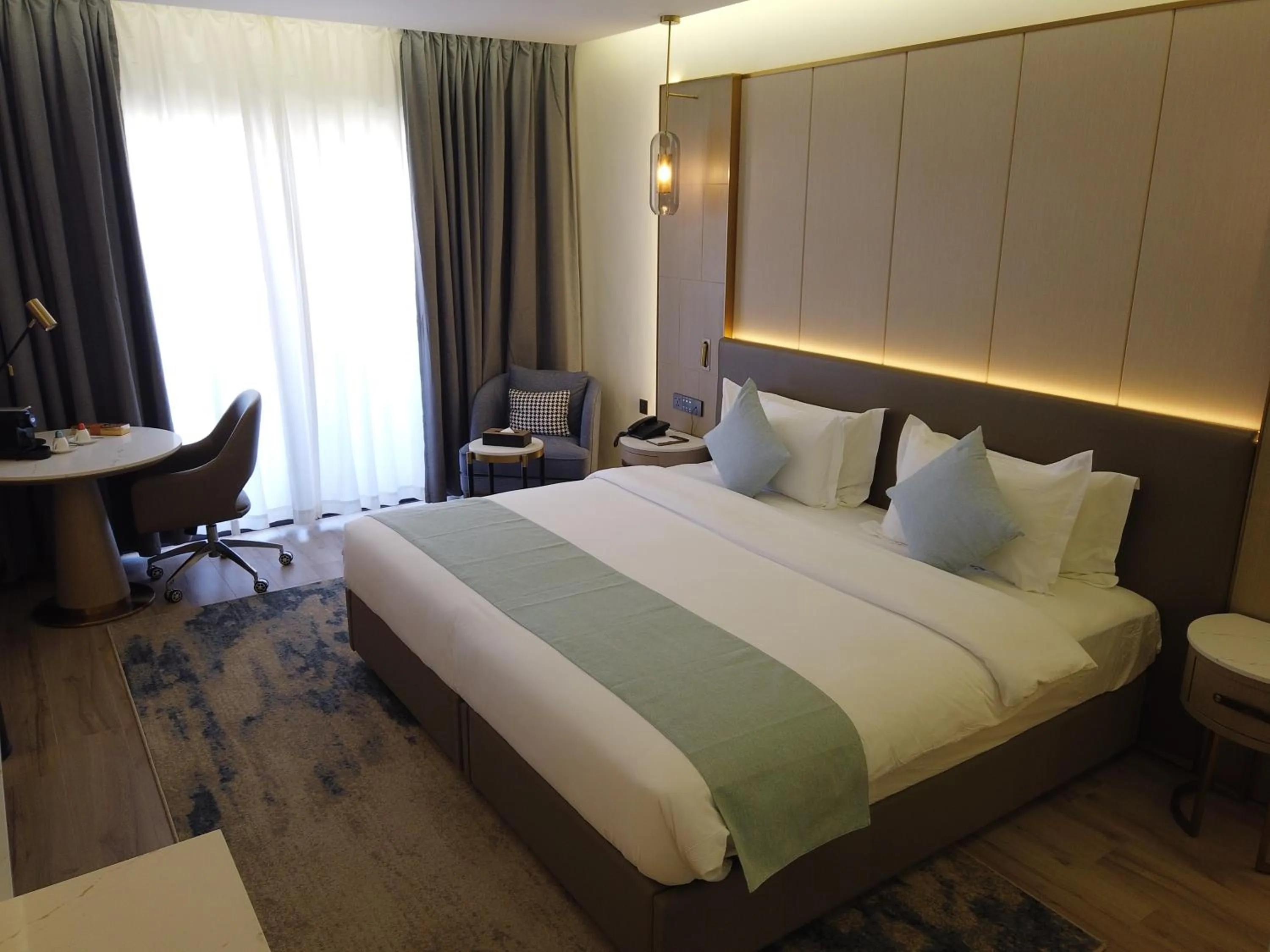 Bedroom, Bed in H Luxury Hotel
