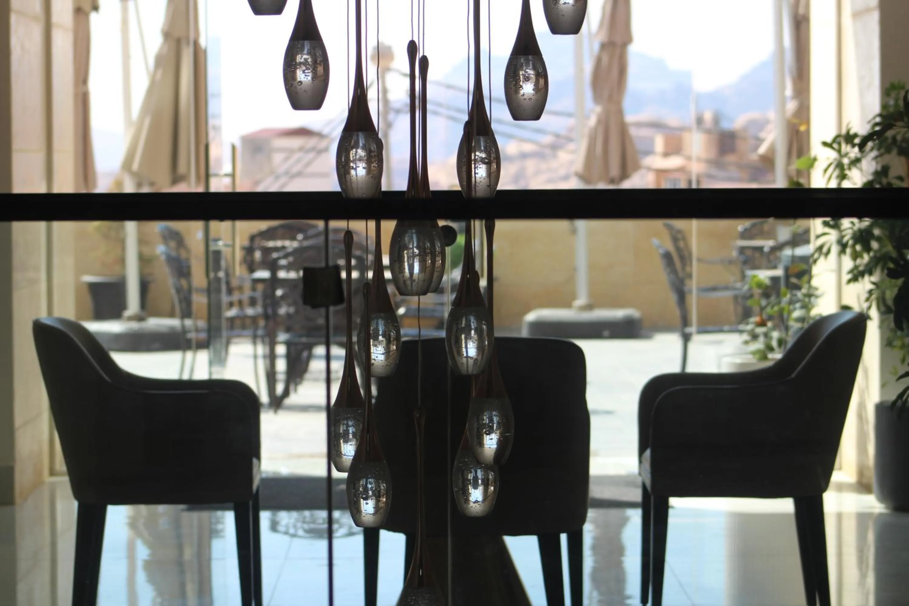 Seating area in H Luxury Hotel