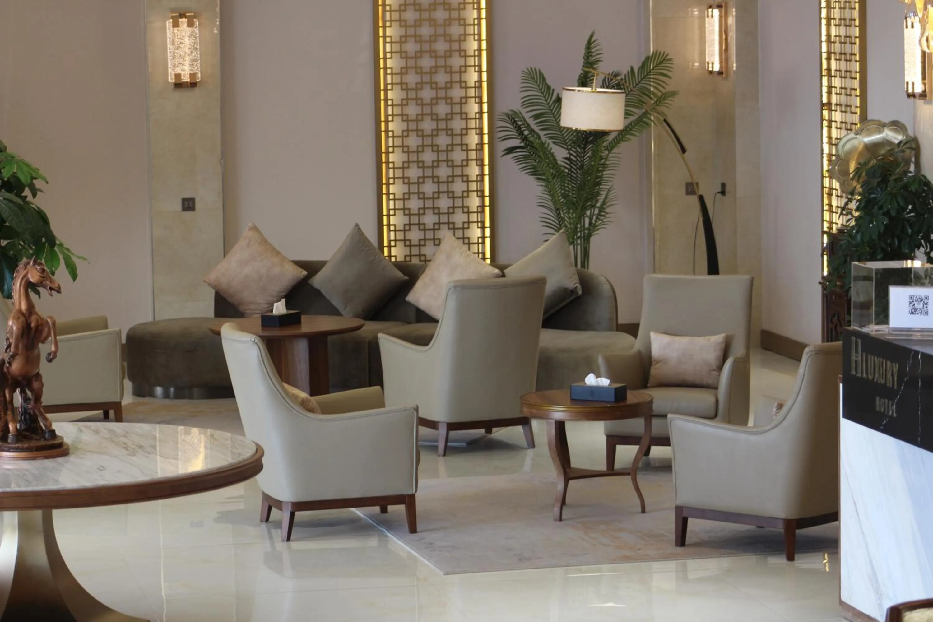 Lobby or reception in H Luxury Hotel