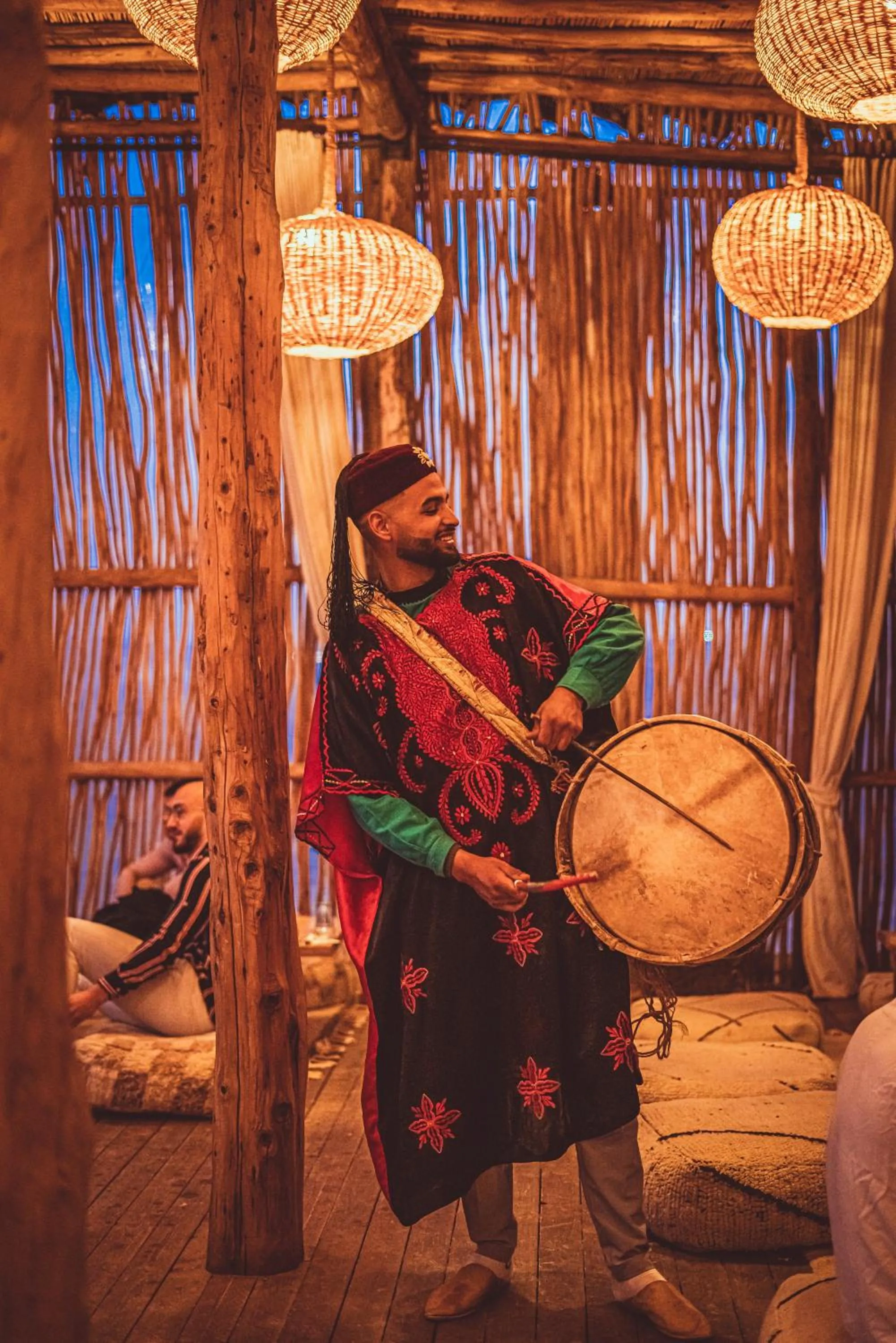 Evening entertainment in Alkamar Camp Agafay