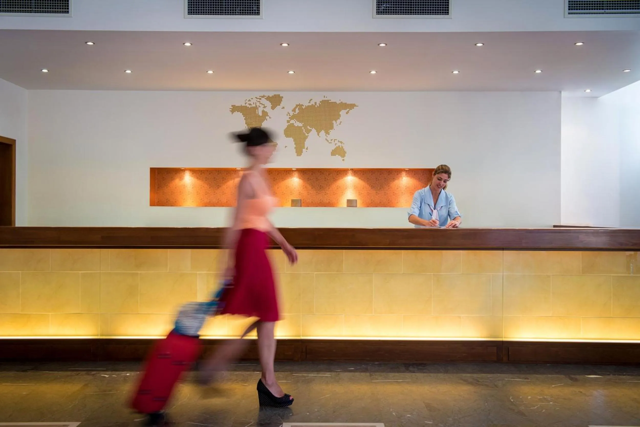 Lobby or reception in Bella Beach Hotel