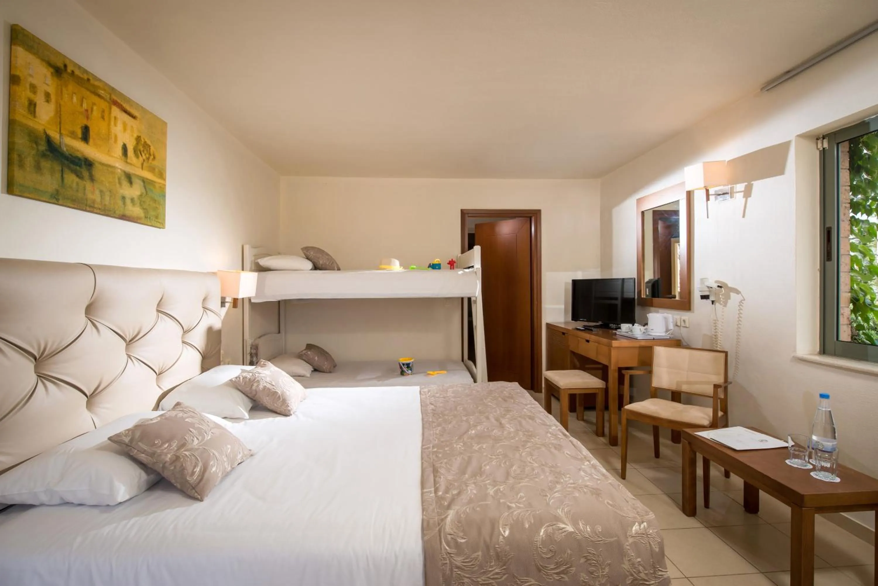 People, Bed in Bella Beach Hotel