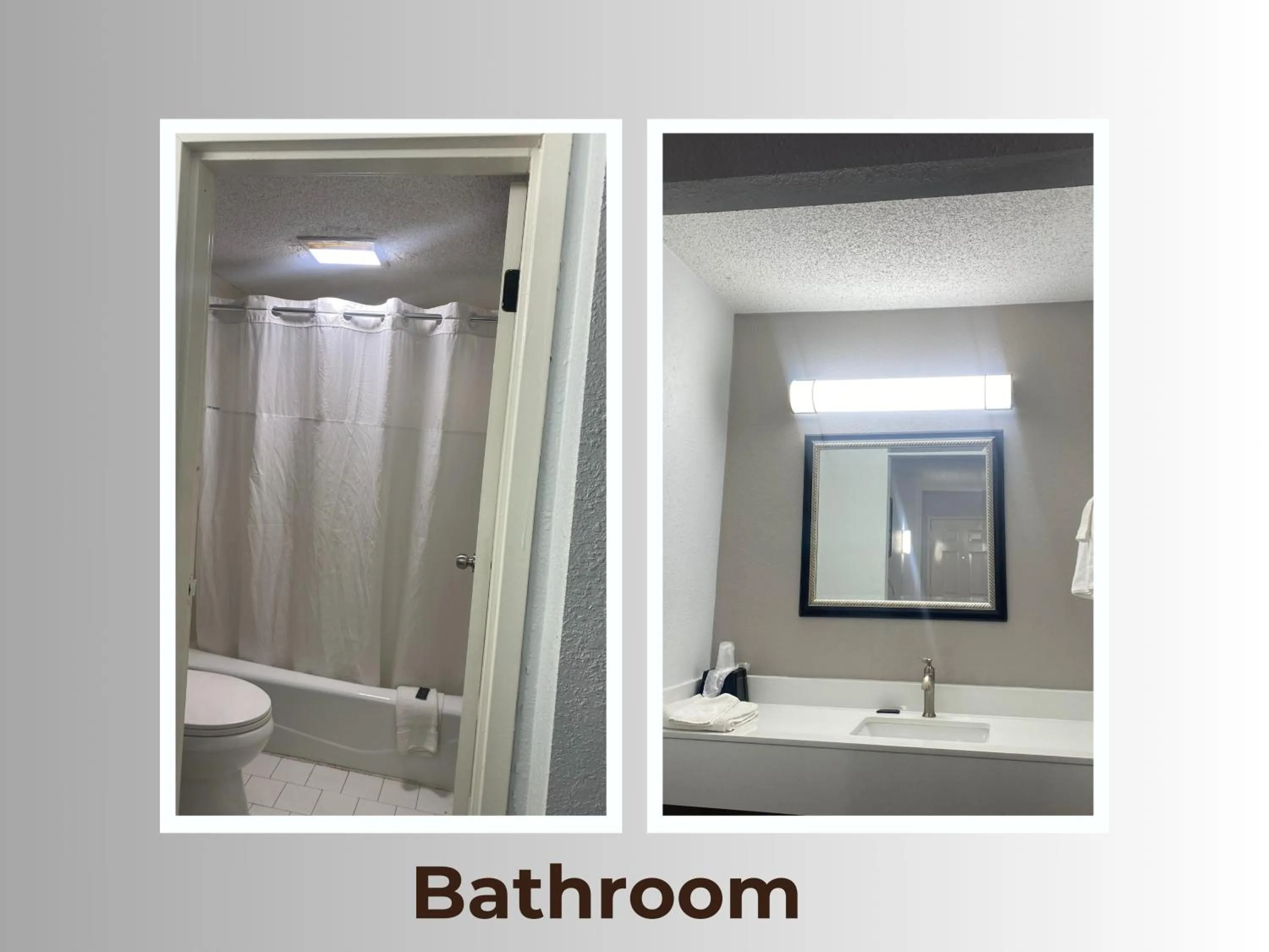 Bathroom in American Inn and Suites - Atlanta Airport Jonesboro I-75