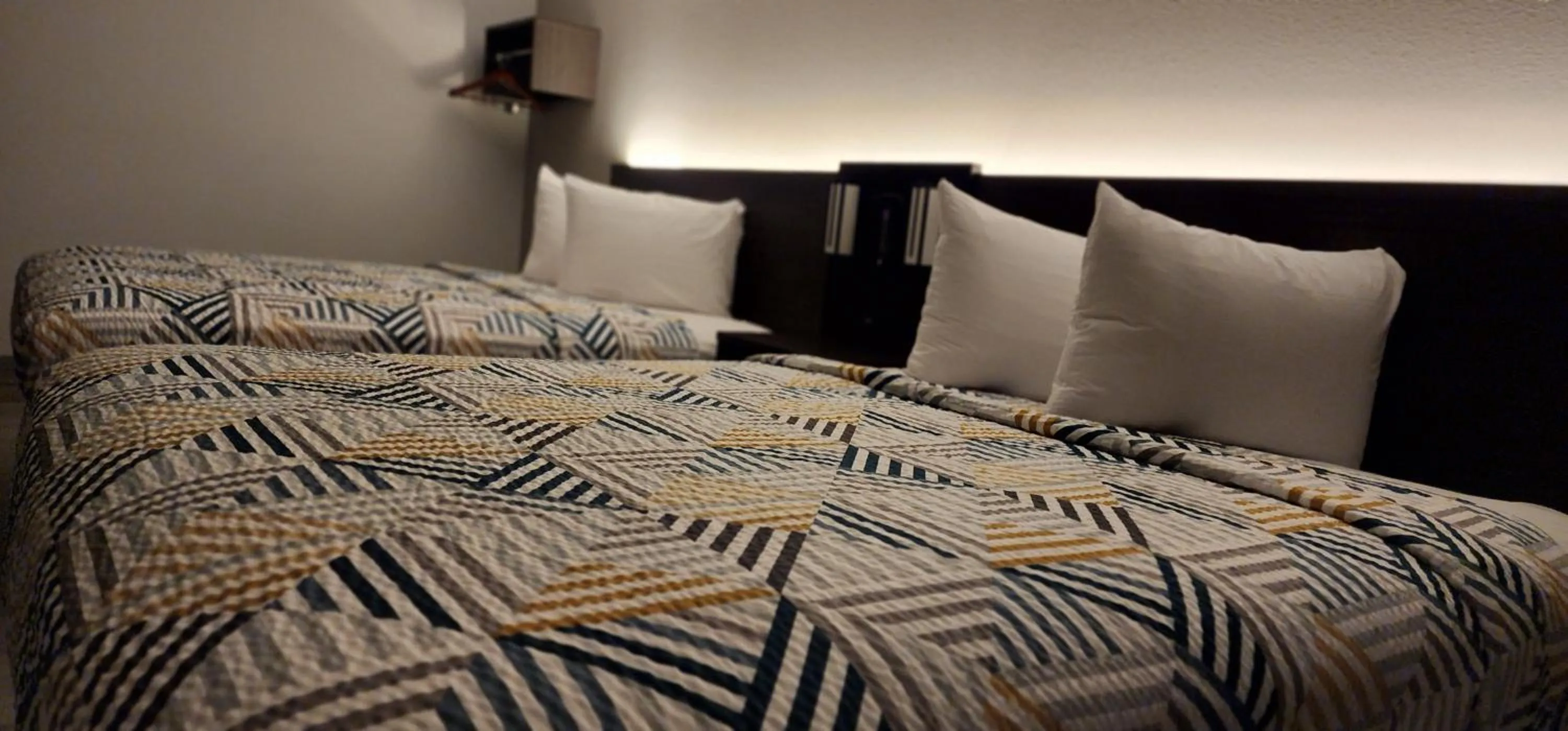 Bed in Motel 6 Aransas Pass TX