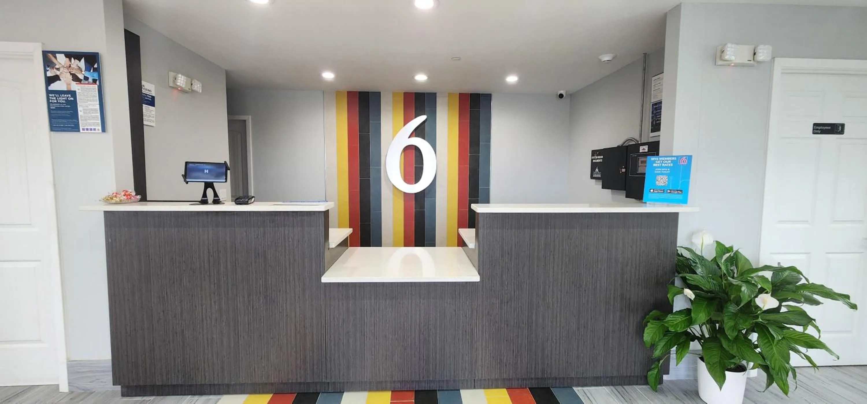 Lobby or reception in Motel 6 Aransas Pass TX