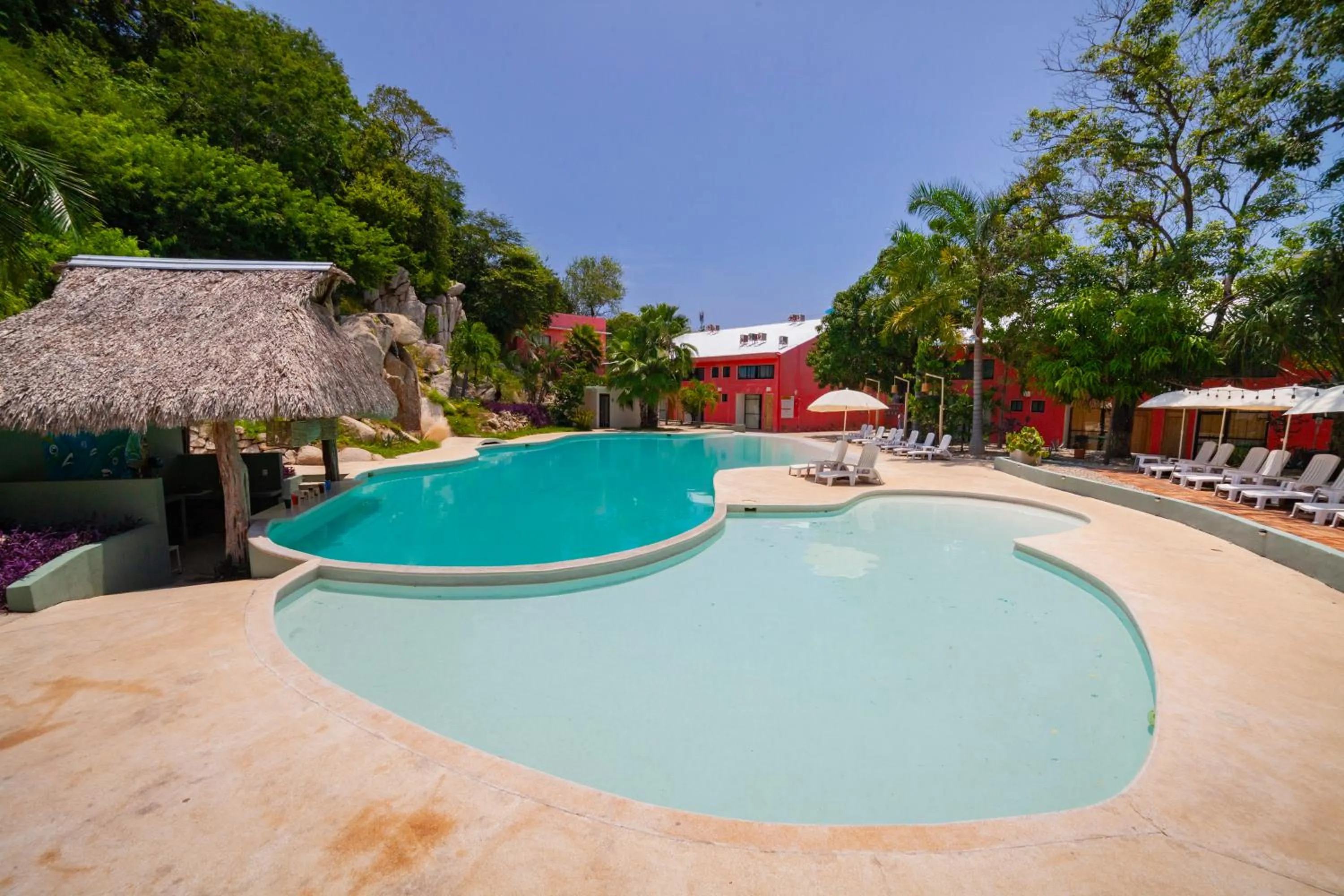 Pool view in HOTEL BIULÚ