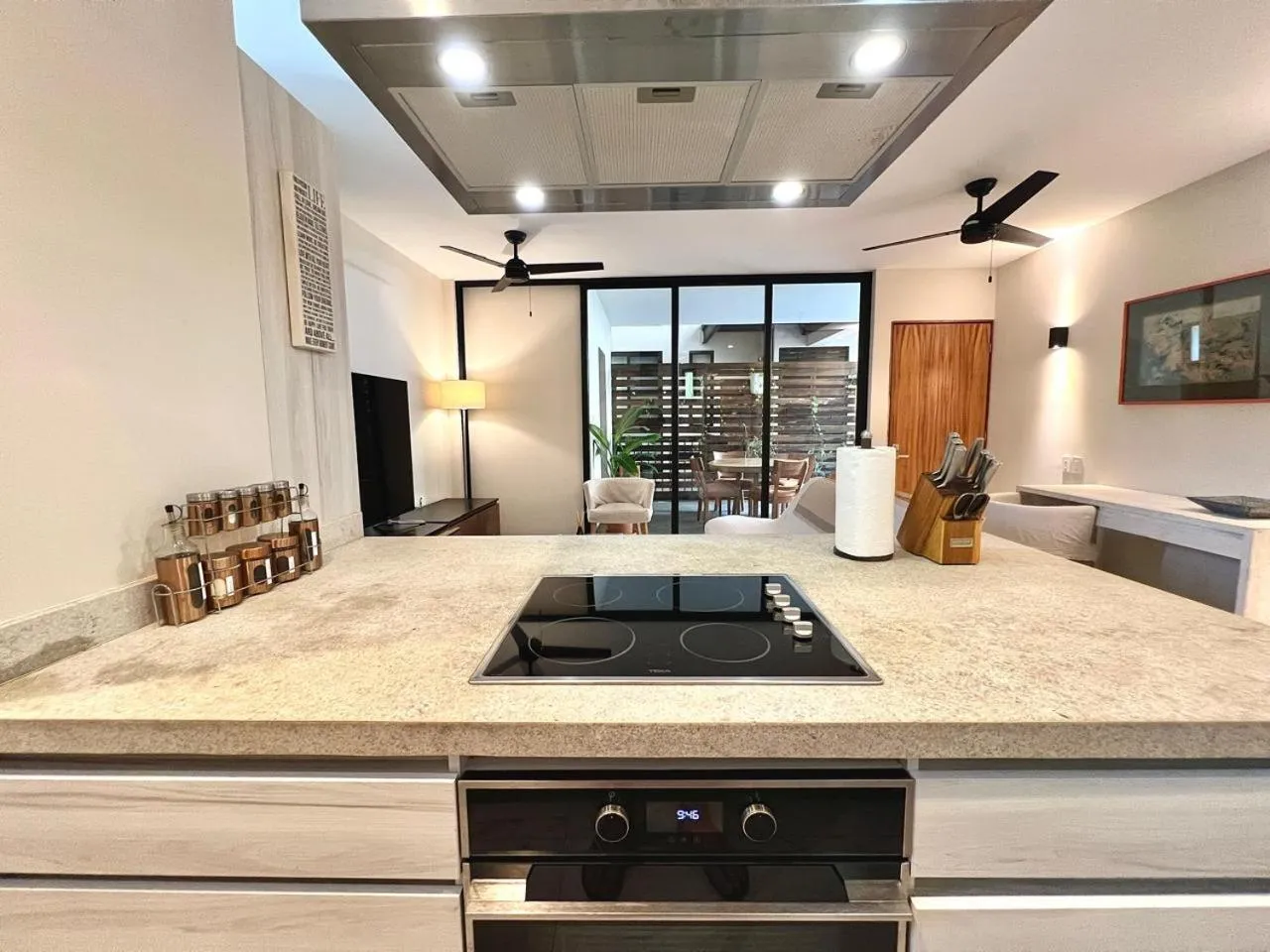 Kitchen or kitchenette in HOTEL BIULÚ