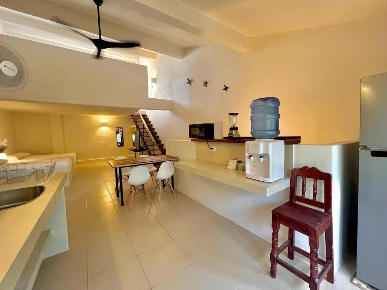 Kitchen or kitchenette in HOTEL BIULÚ