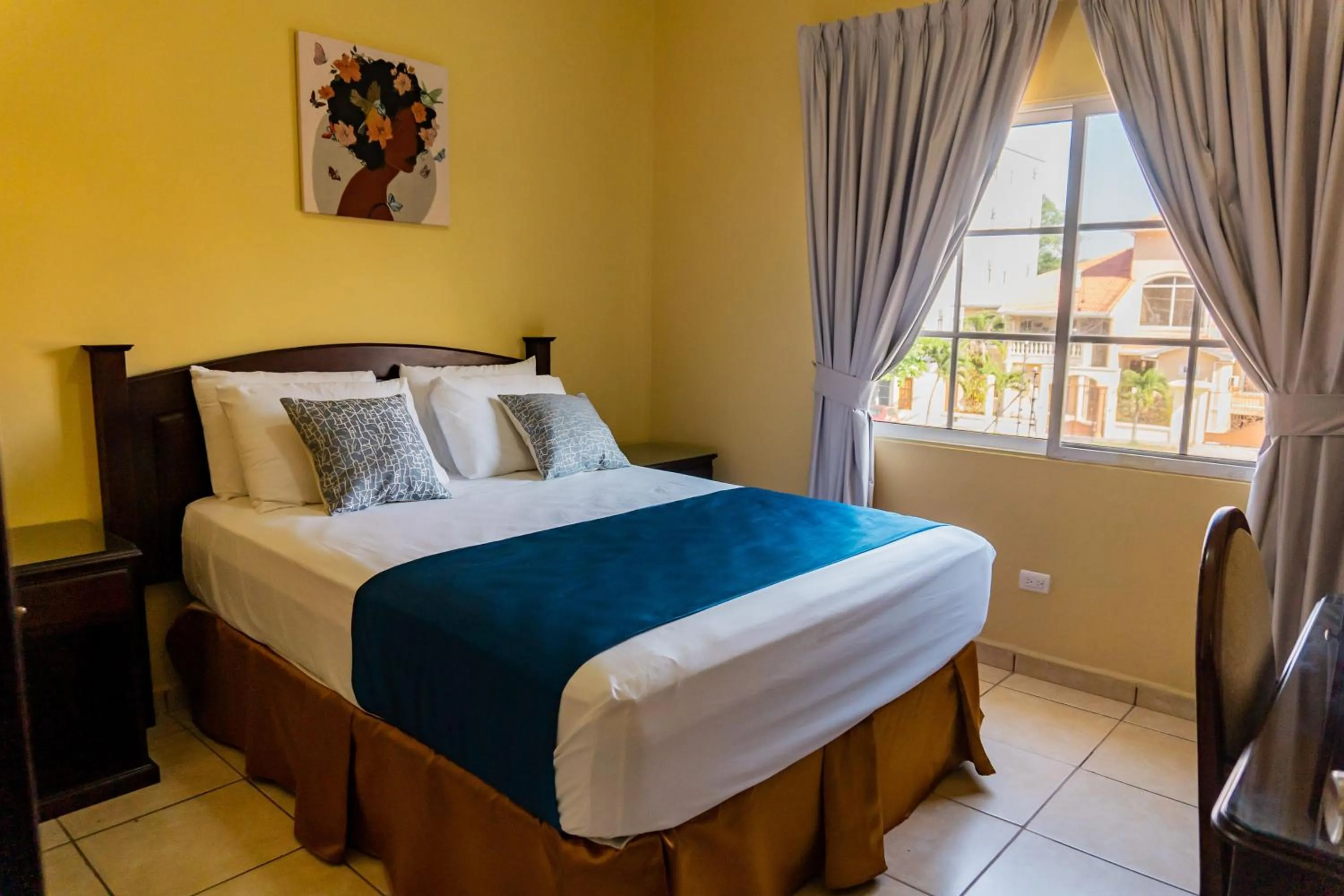 Bed in Art Hotel Boutique