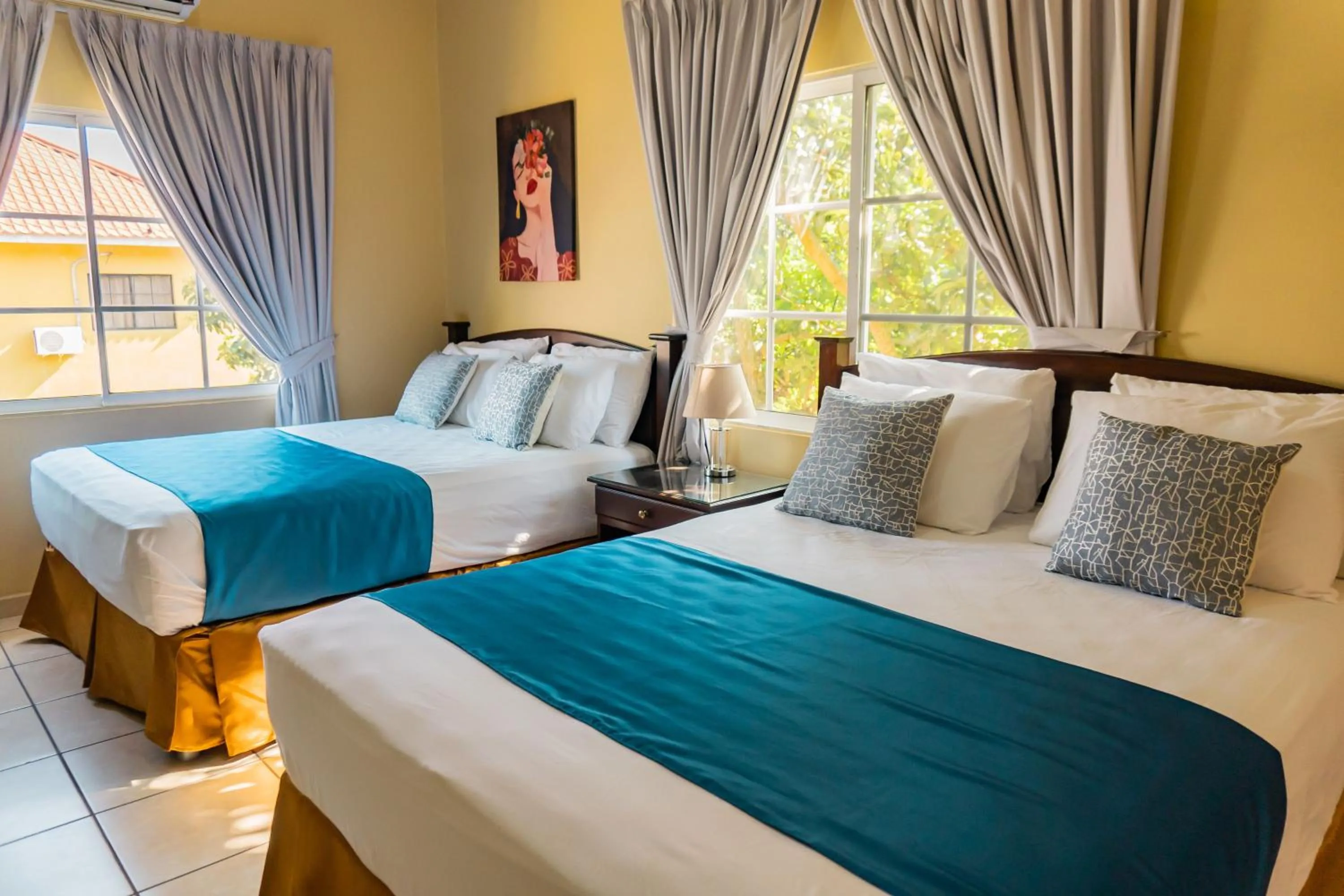 Bed in Art Hotel Boutique