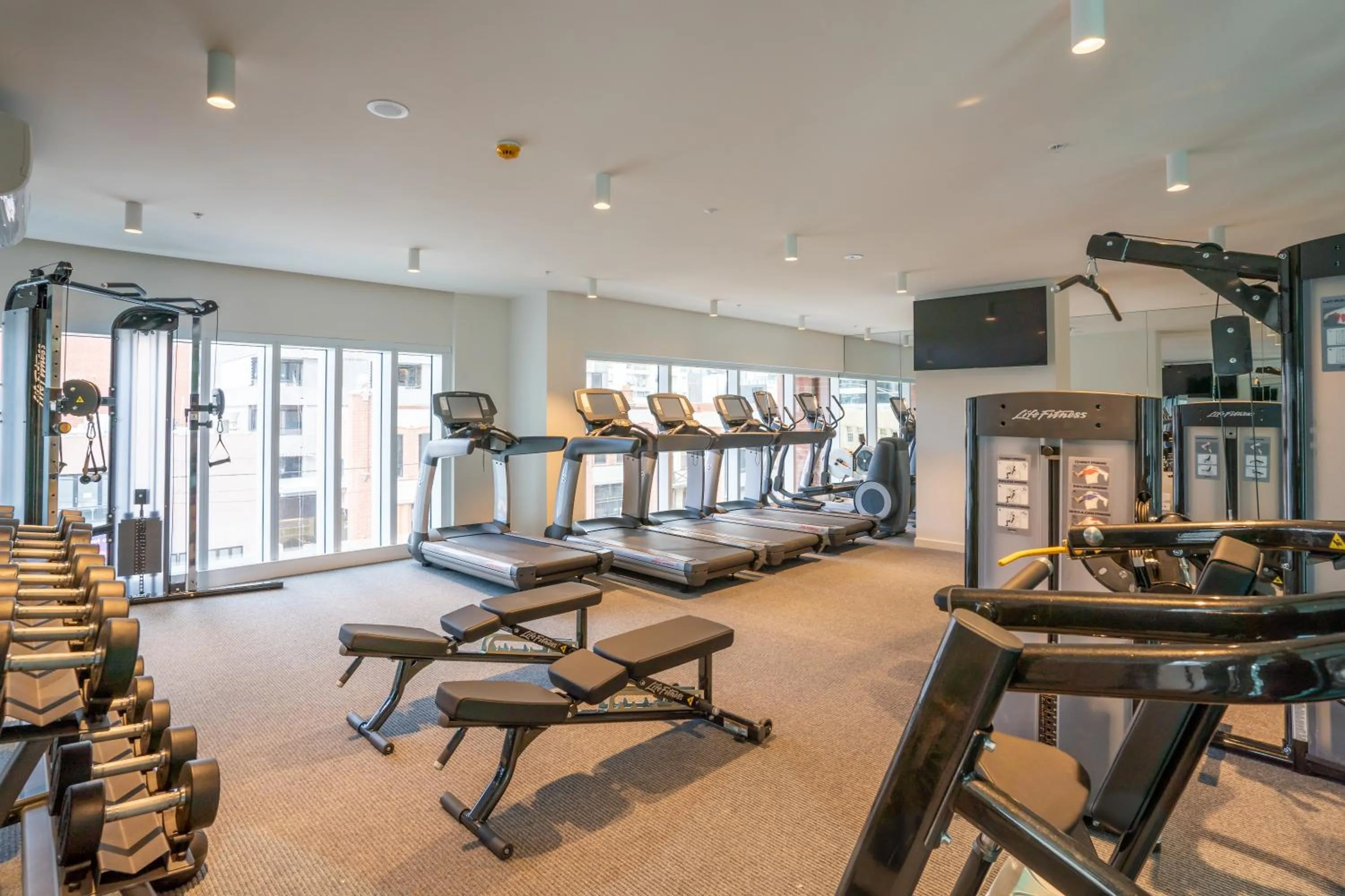 Fitness centre/facilities in Lumina Suites