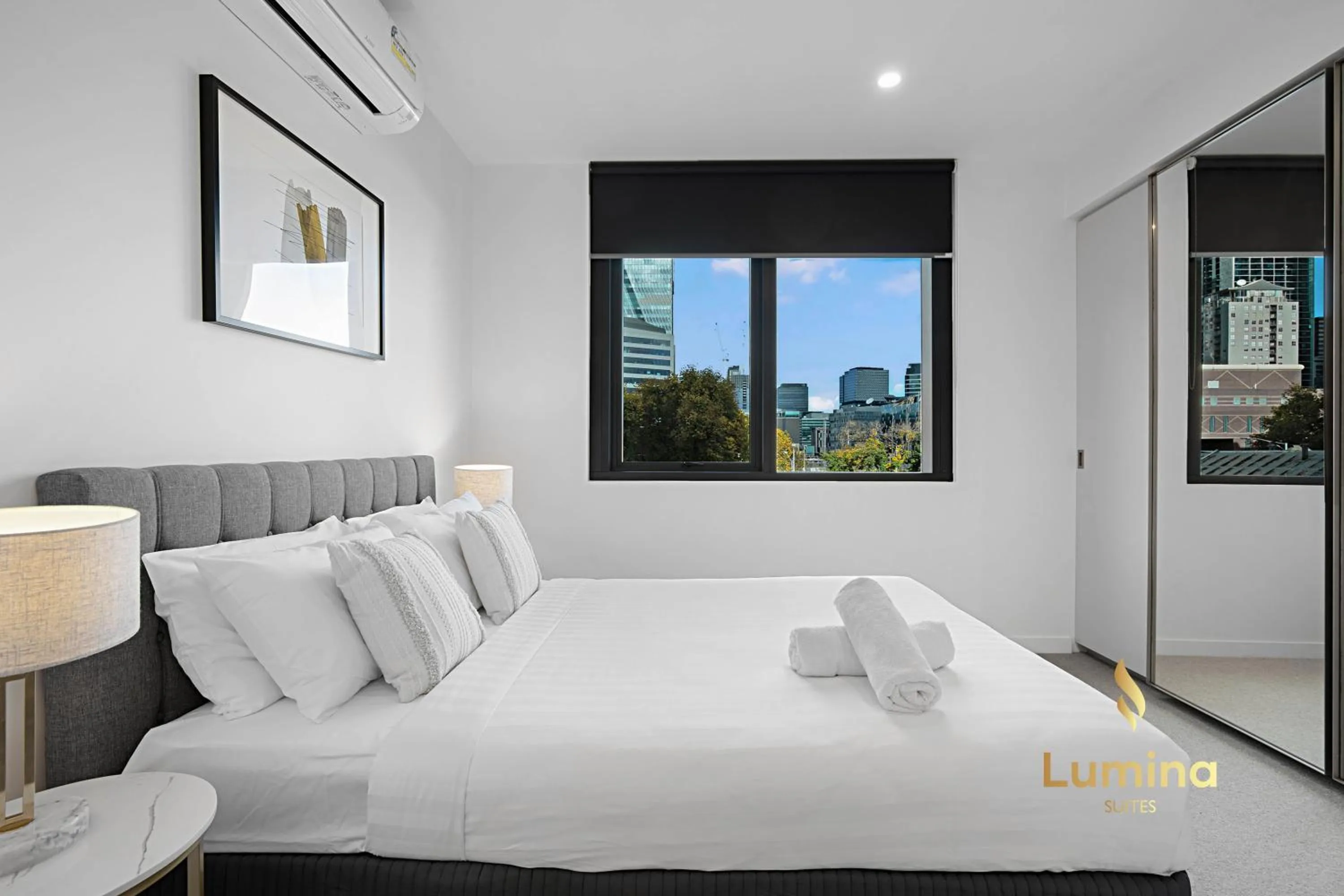 Bedroom, Bed in Lumina Suites