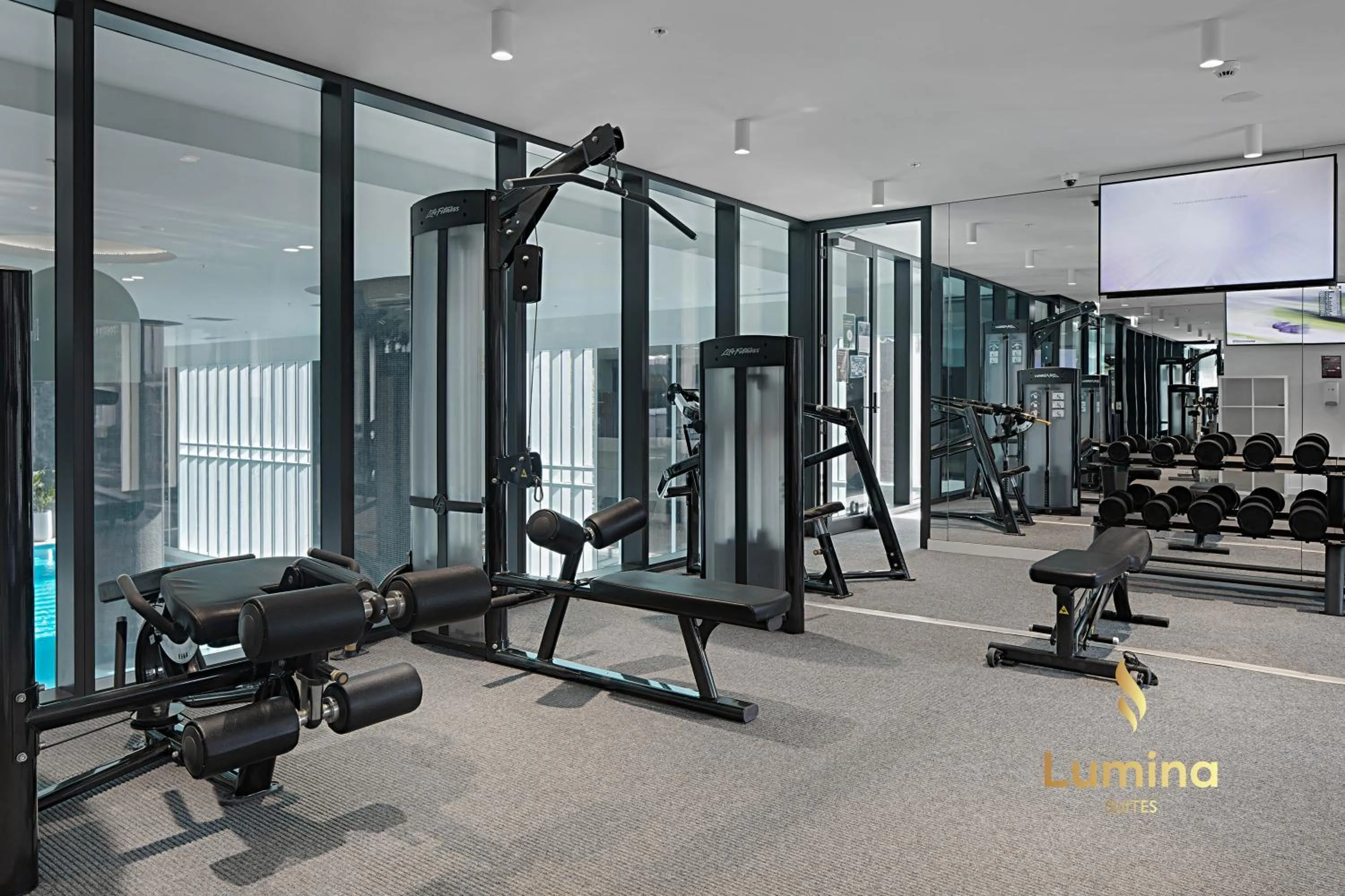 Fitness centre/facilities in Lumina Suites