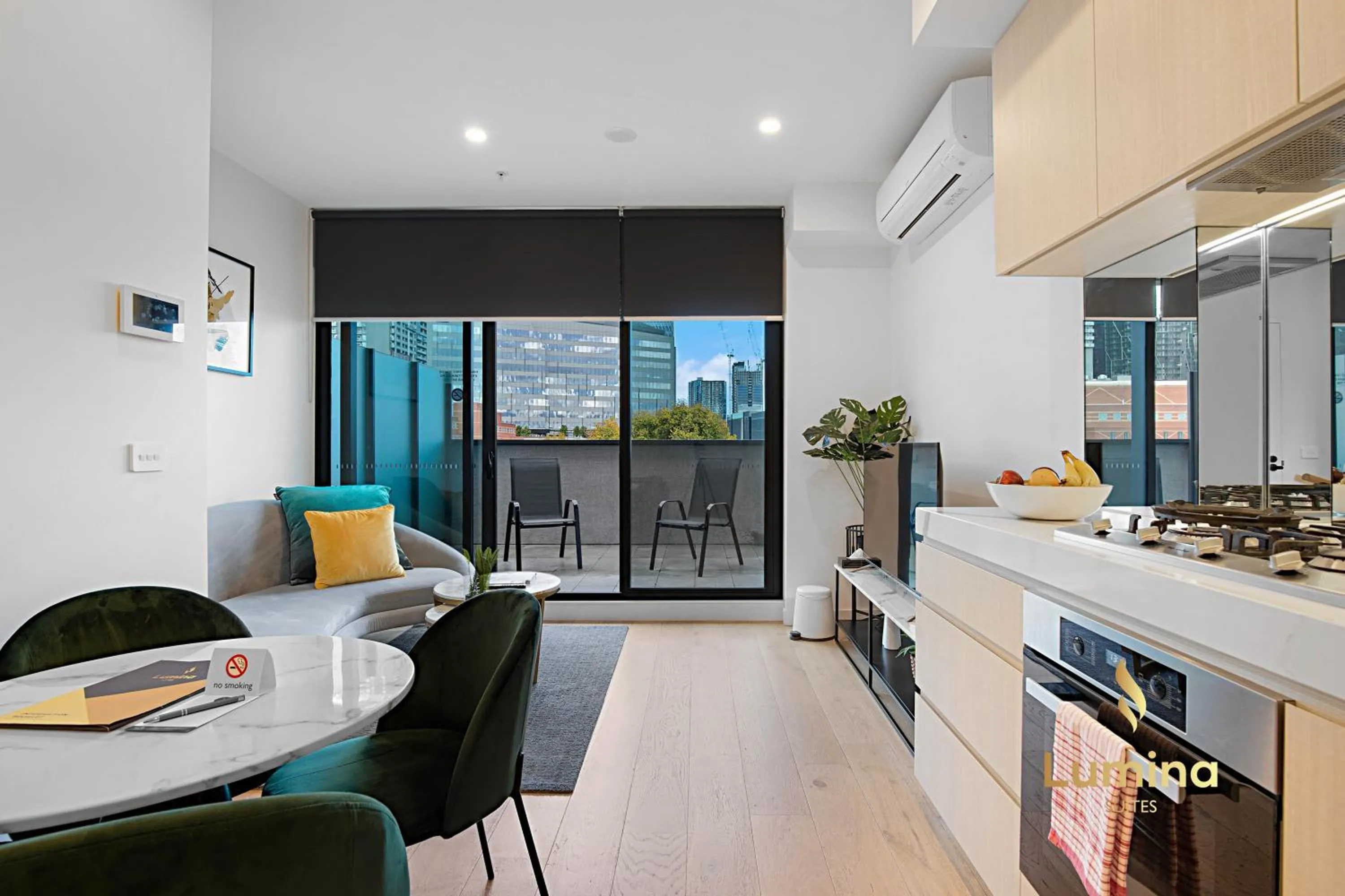 Living room in Lumina Suites