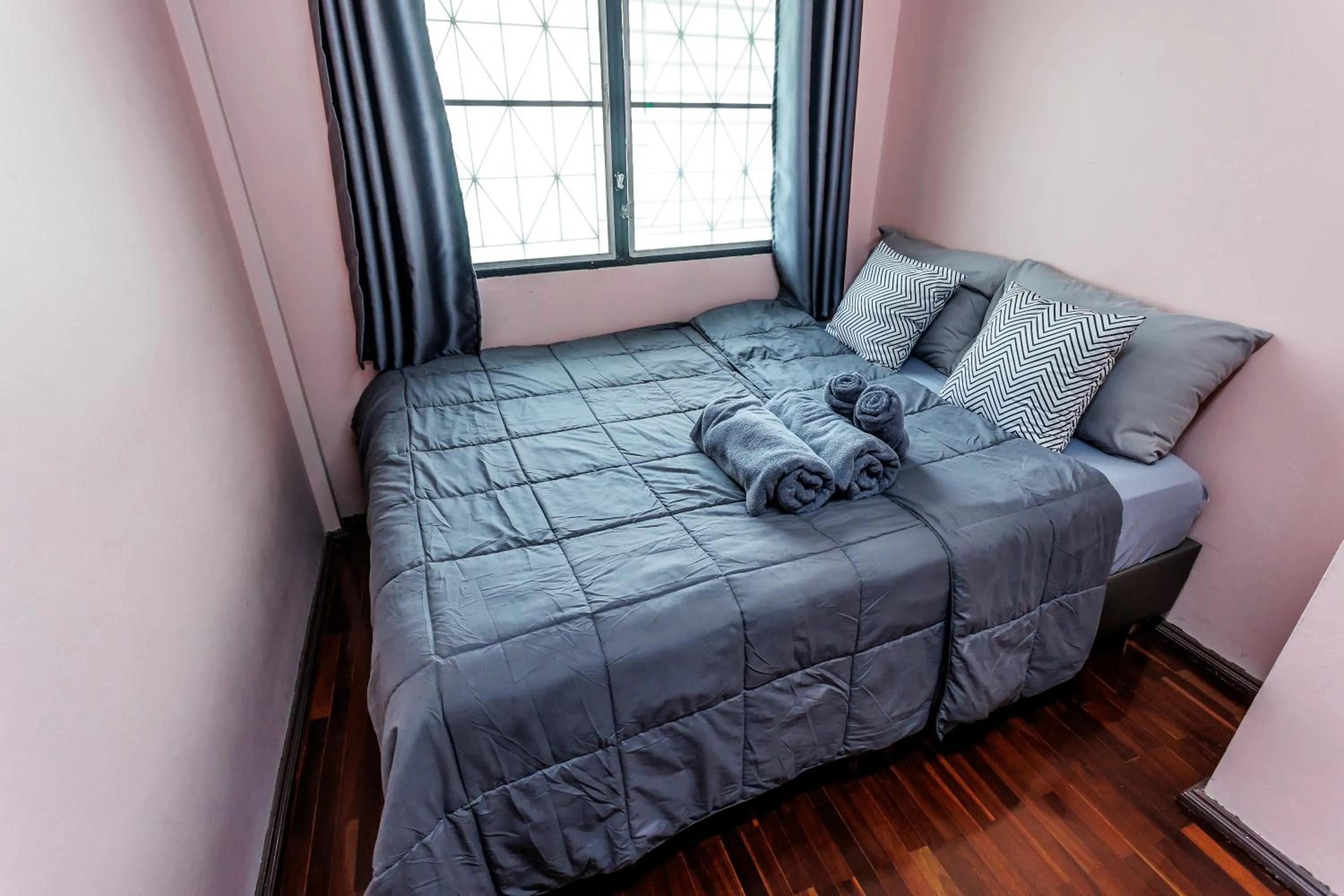 Bed in Baan Mee Suk Ayutthaya