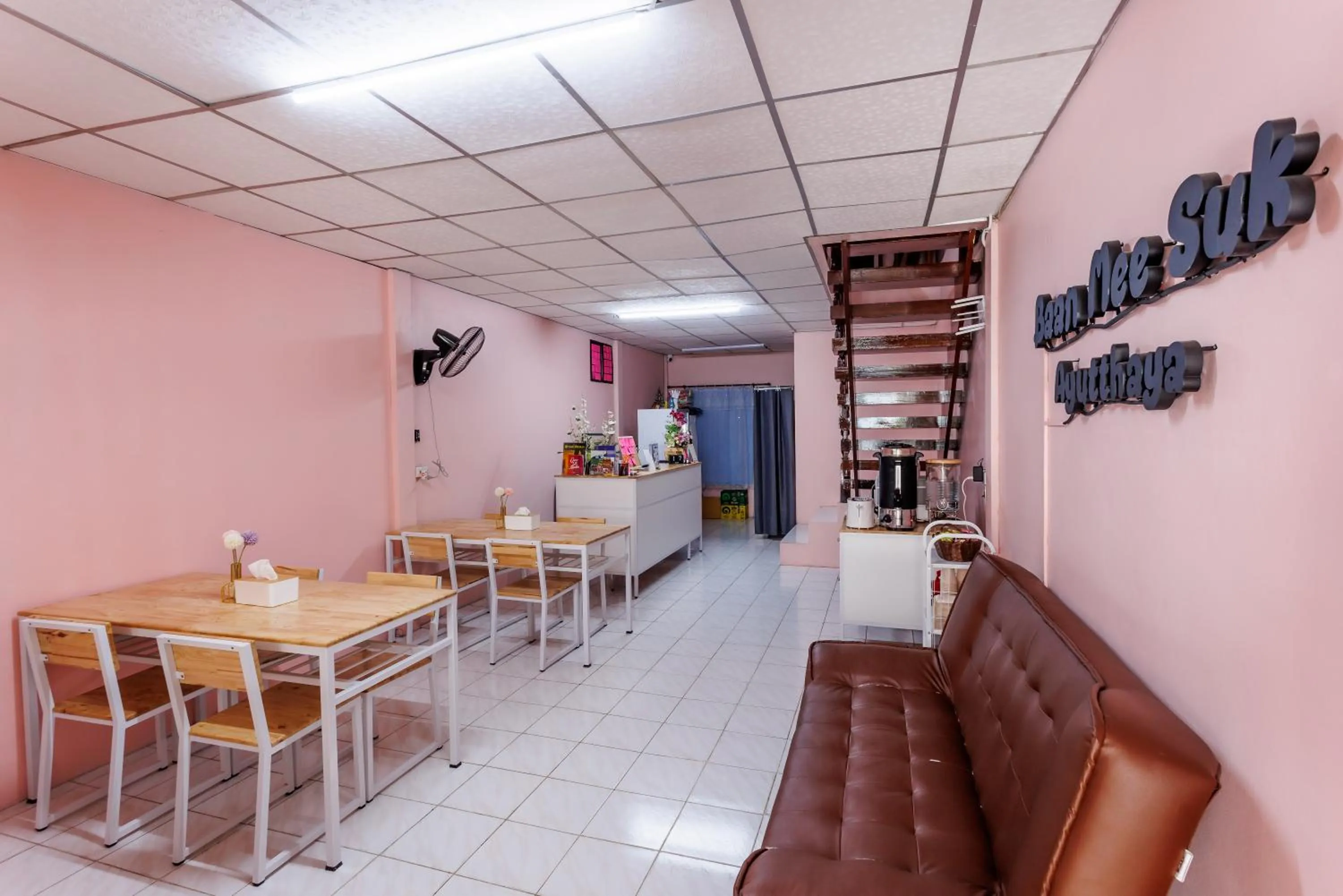 Living room in Baan Mee Suk Ayutthaya