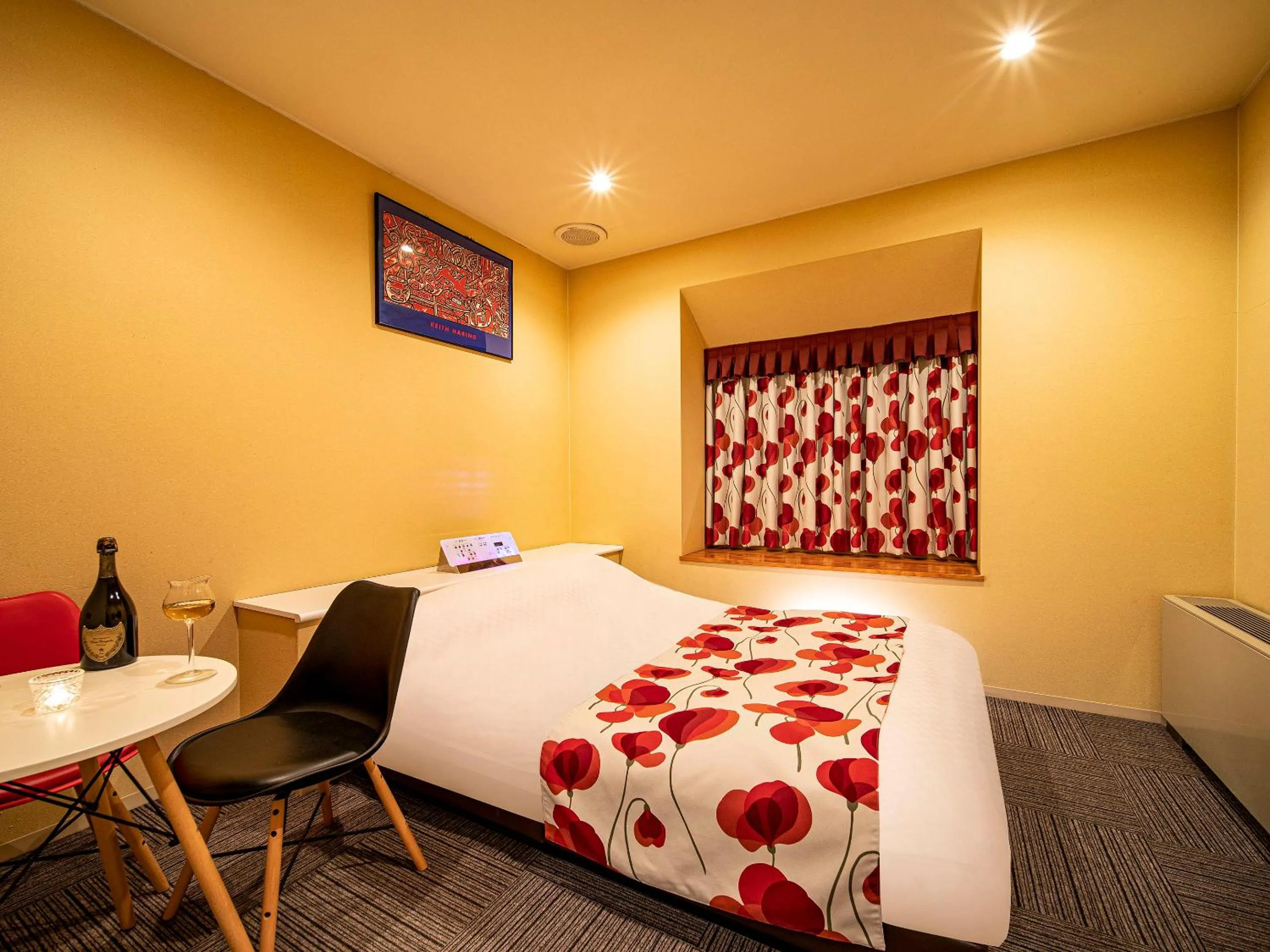 Bed in Hotel Rakuseki Honkan