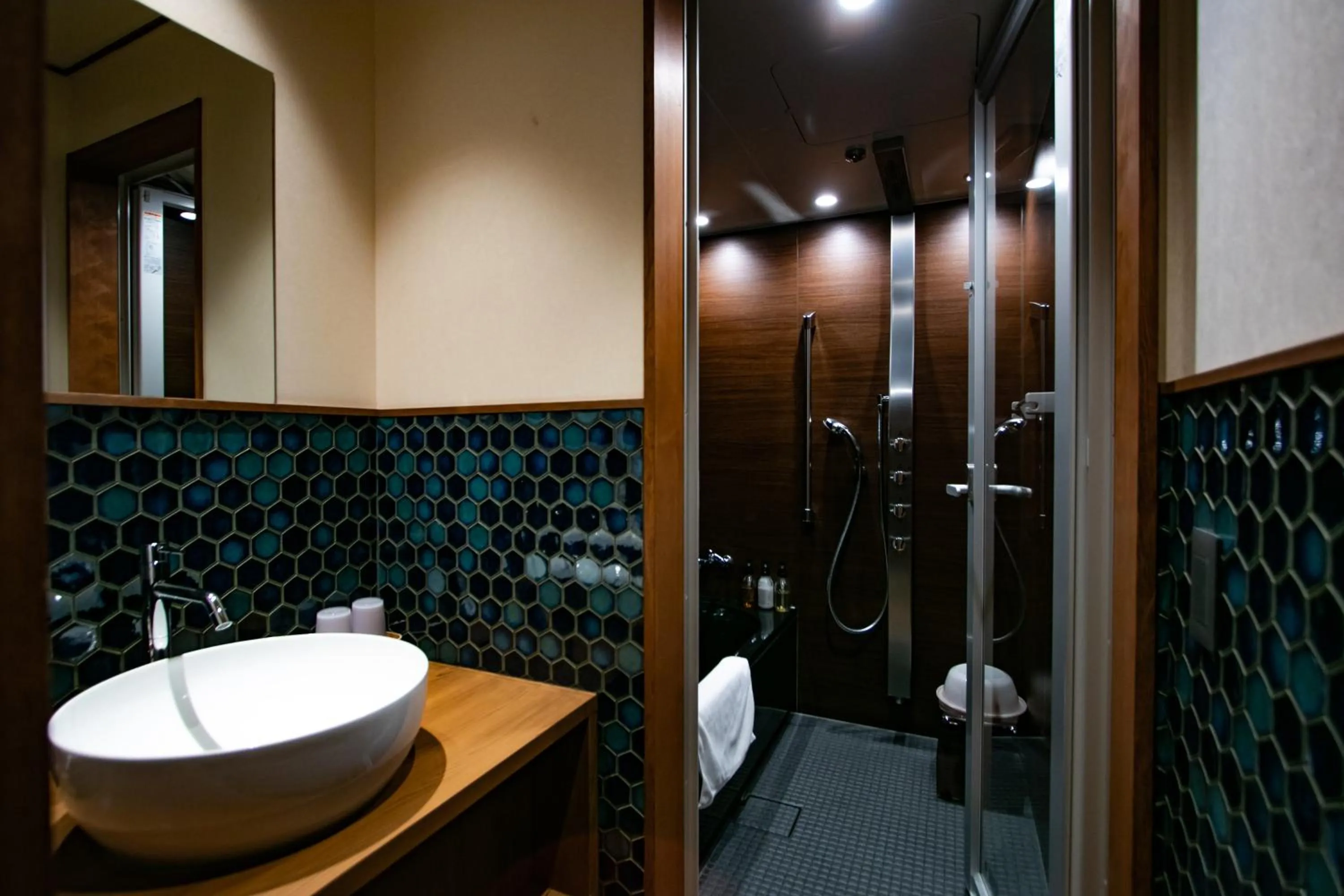 Shower, Bathroom in THE MACHIYA SHINSEN-EN