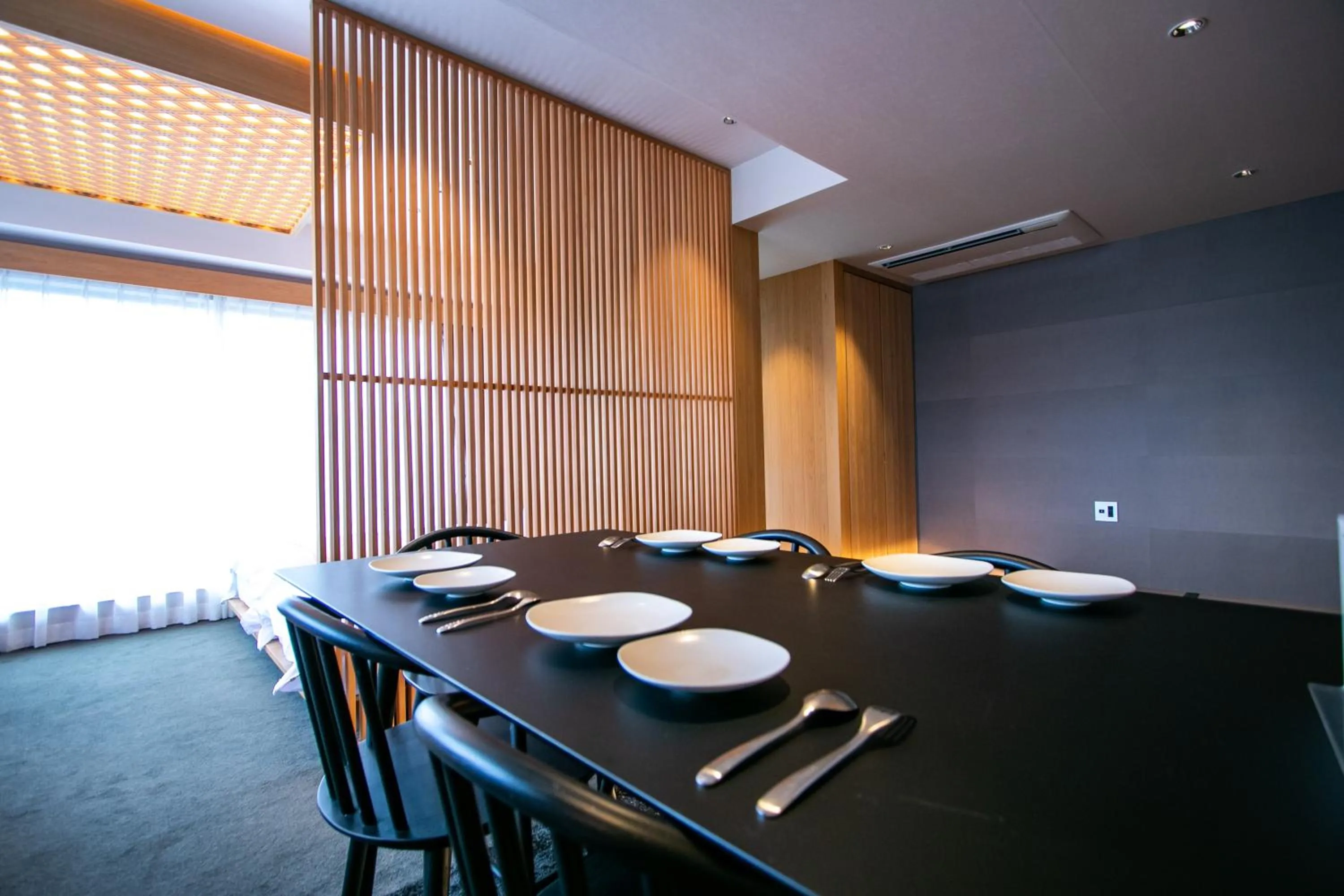 Dining area in THE MACHIYA SHINSEN-EN