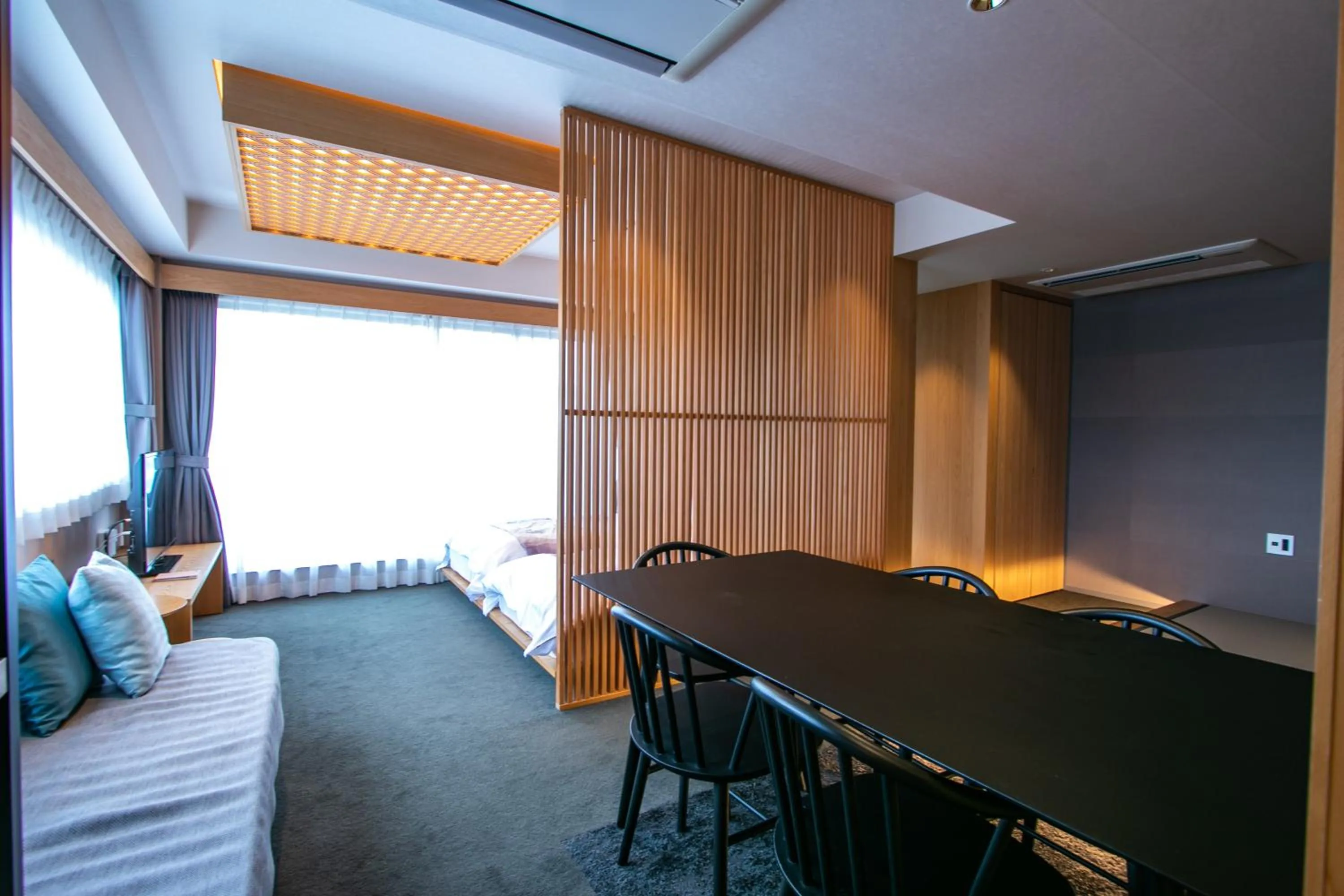 Dining area in THE MACHIYA SHINSEN-EN