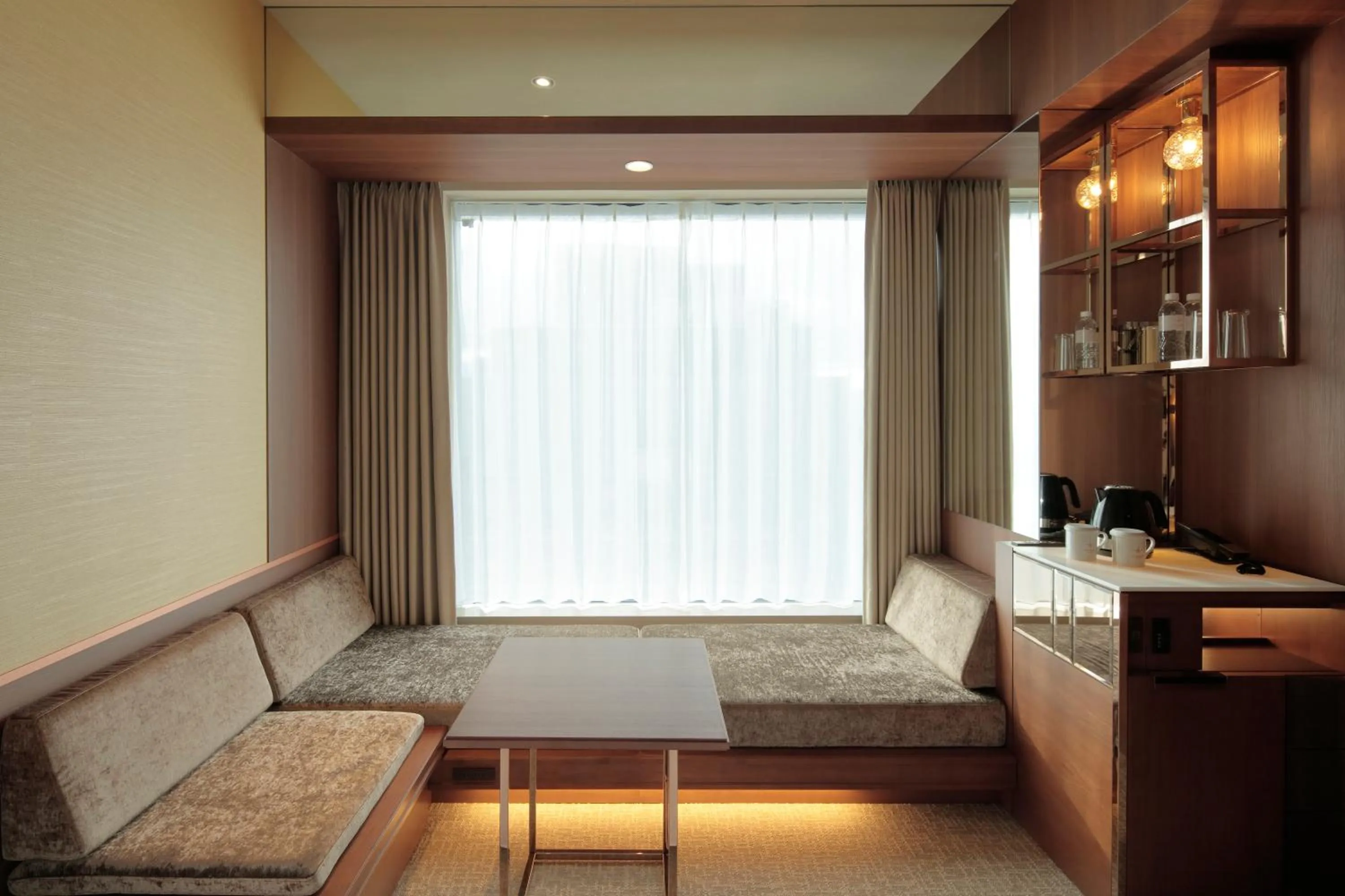 Seating area in Candeo Hotels Osaka Shinsaibashi