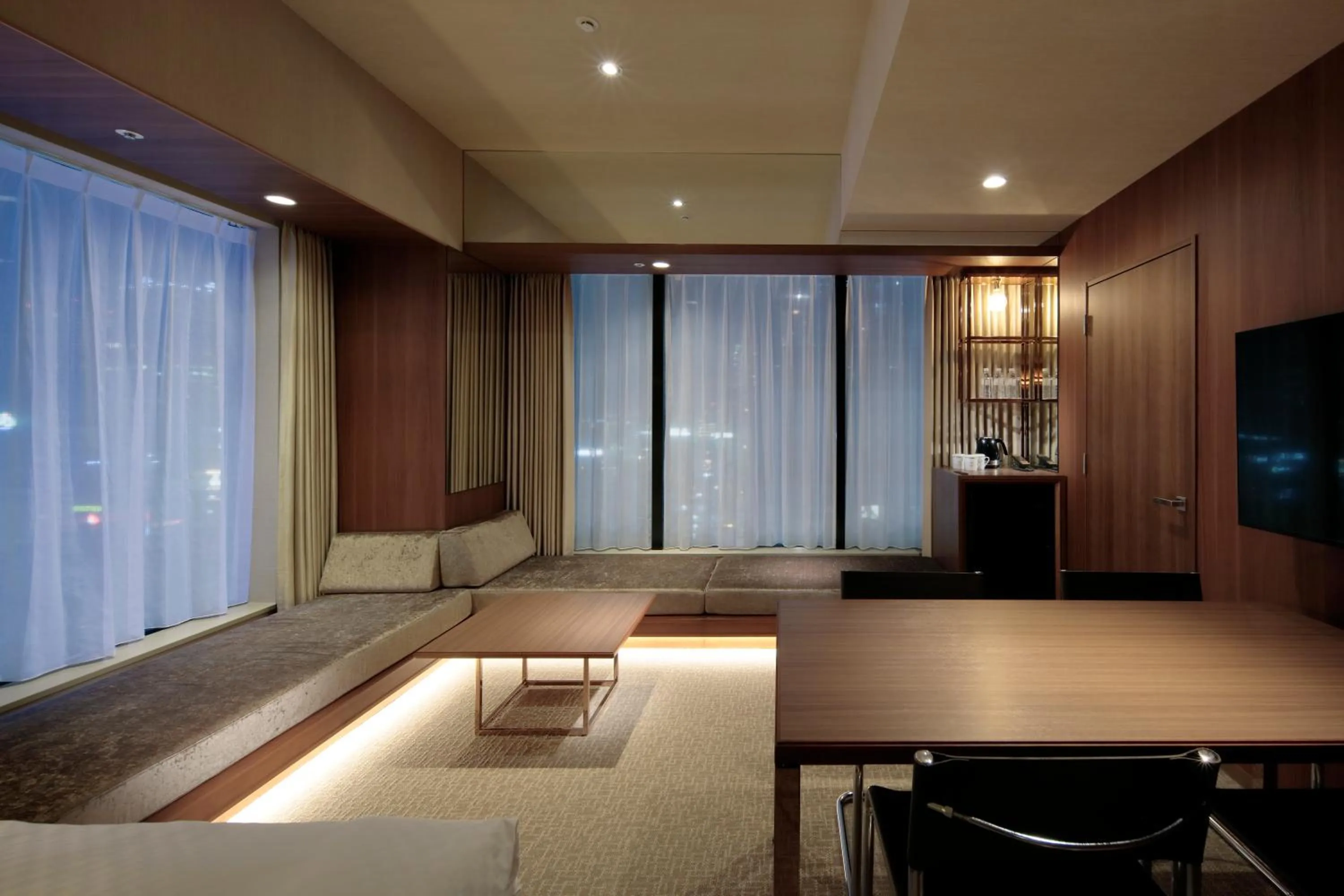 Seating area in Candeo Hotels Osaka Shinsaibashi