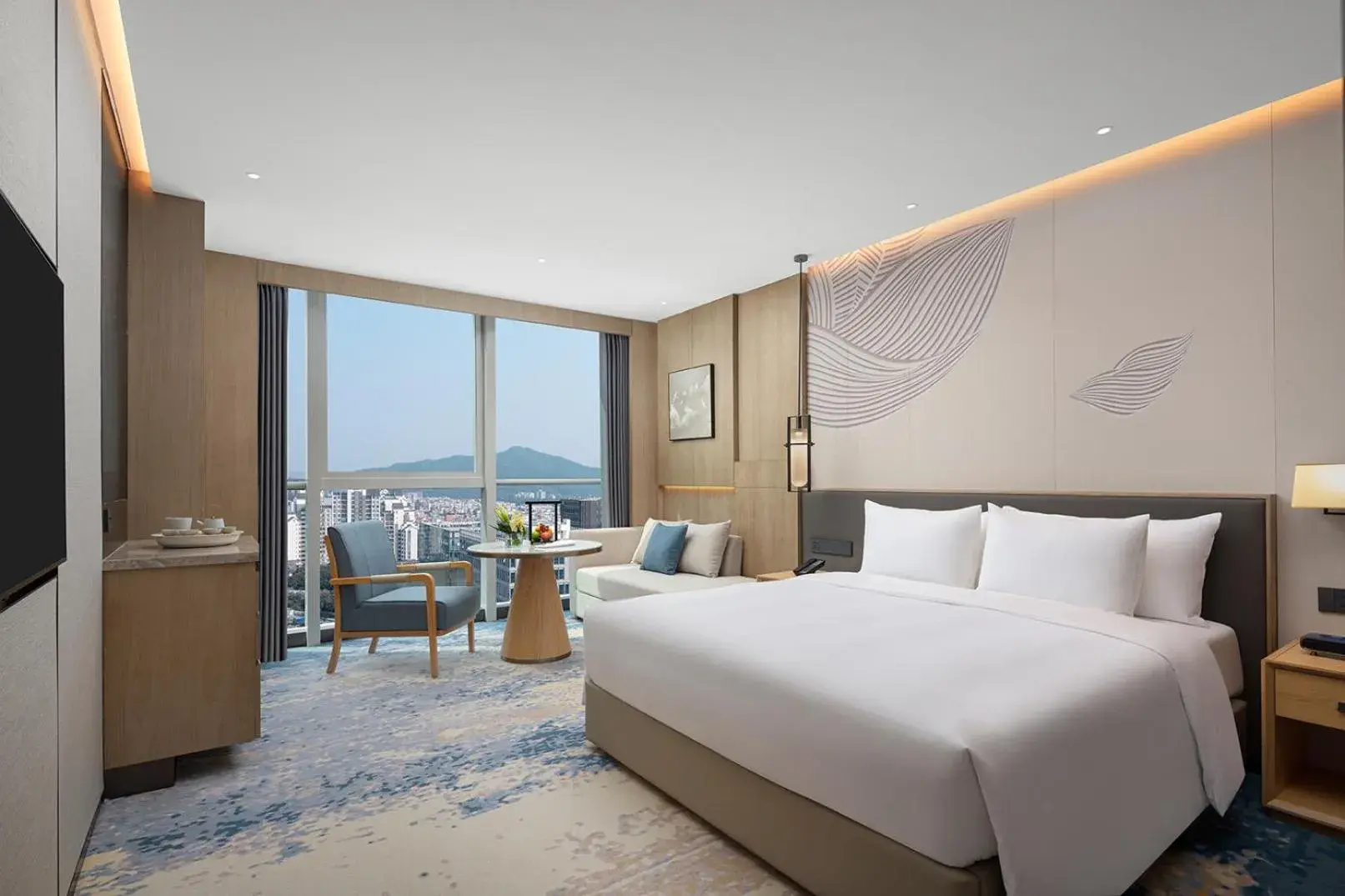 1 King Bed and 2 Single Beds, Presidential Suite, Non-Smoking in Wyndham Guangzhou Baiyun Mountain 1 King Bed and 2 Single Beds, Presidential Suite, Non-Smoking in Wyndham Guangzhou Baiyun Mountain