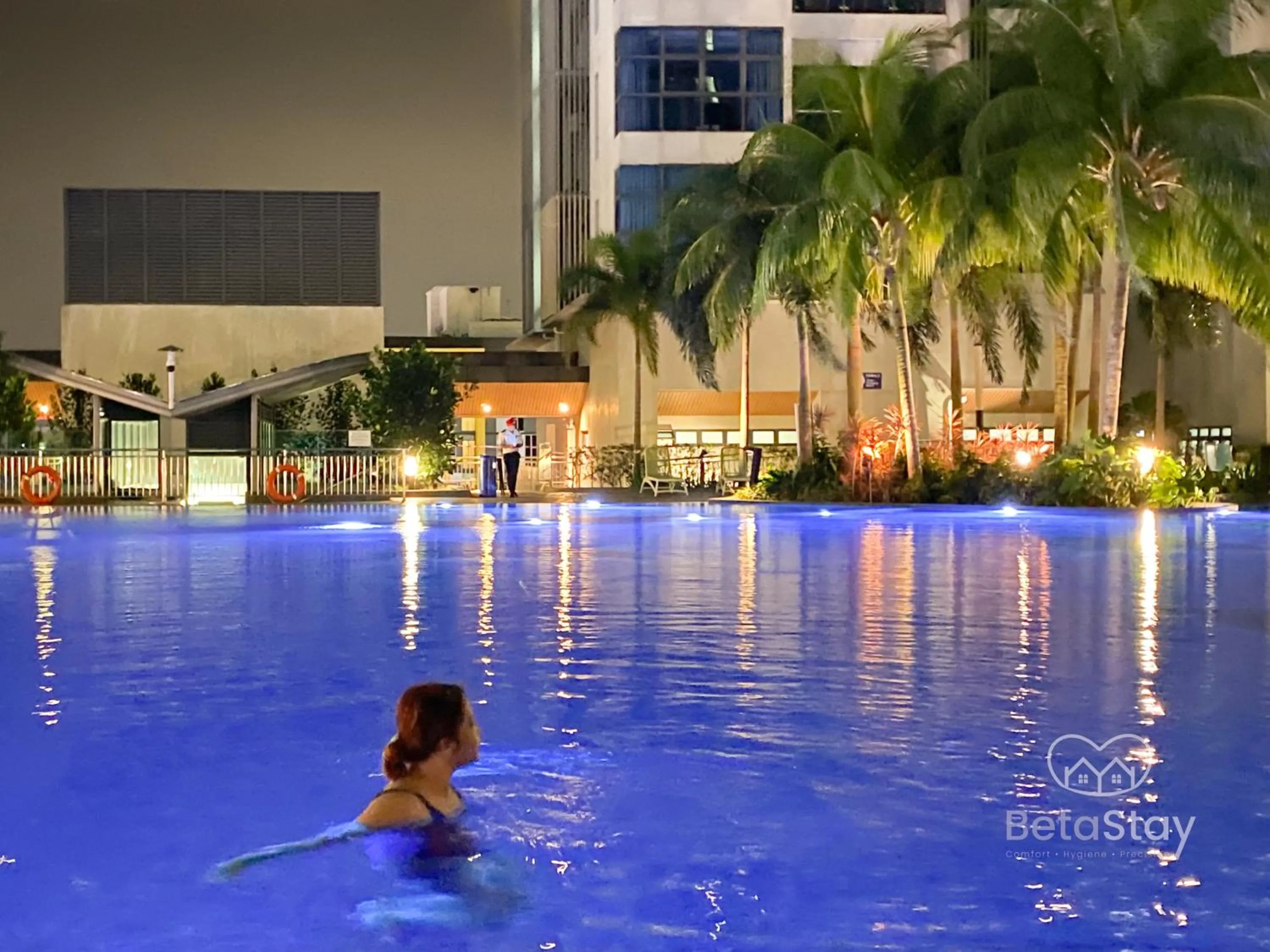 Swimming pool in Atlantis Residences Melaka by BetaStay