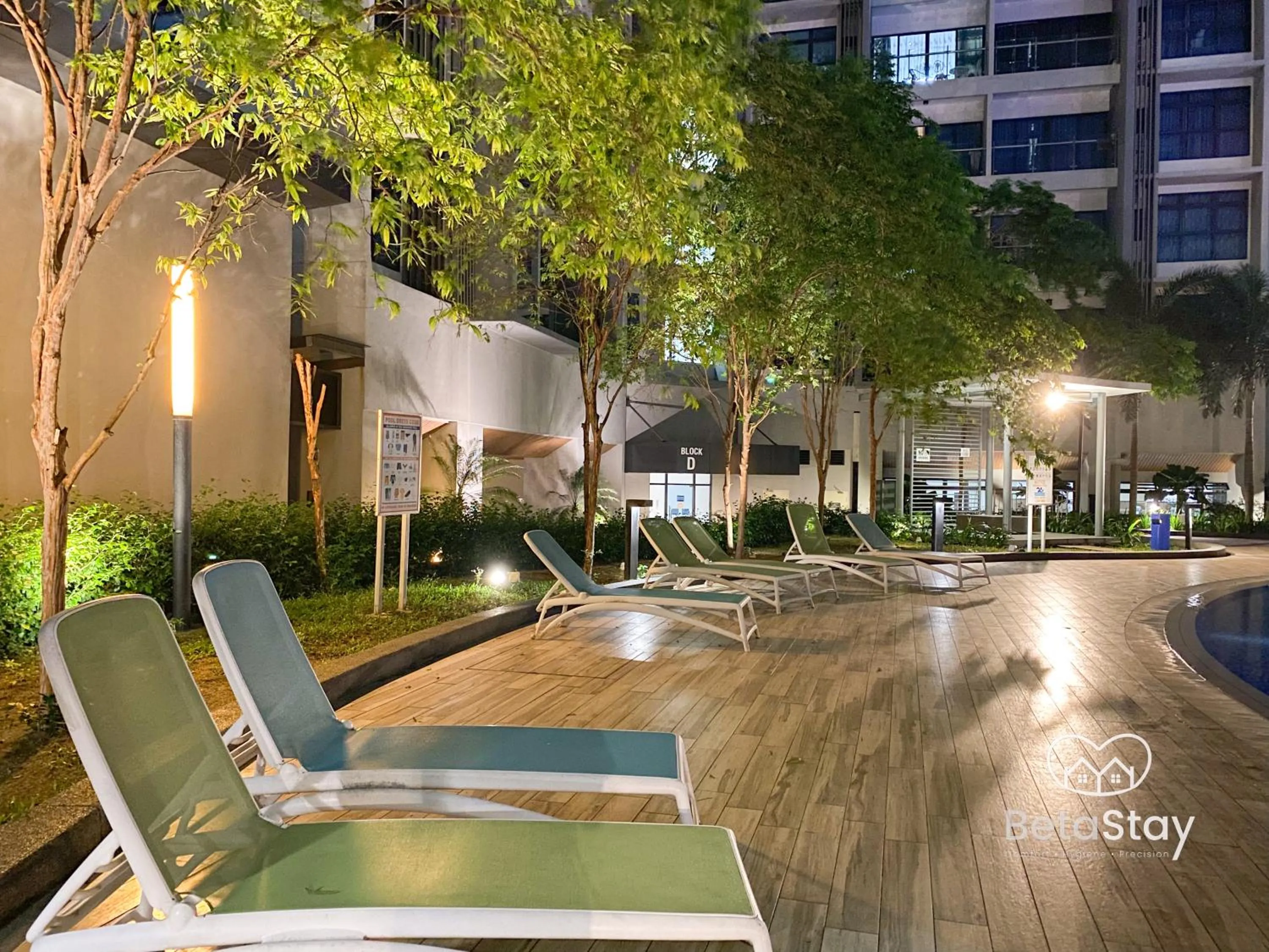 Swimming pool in Atlantis Residences Melaka by BetaStay