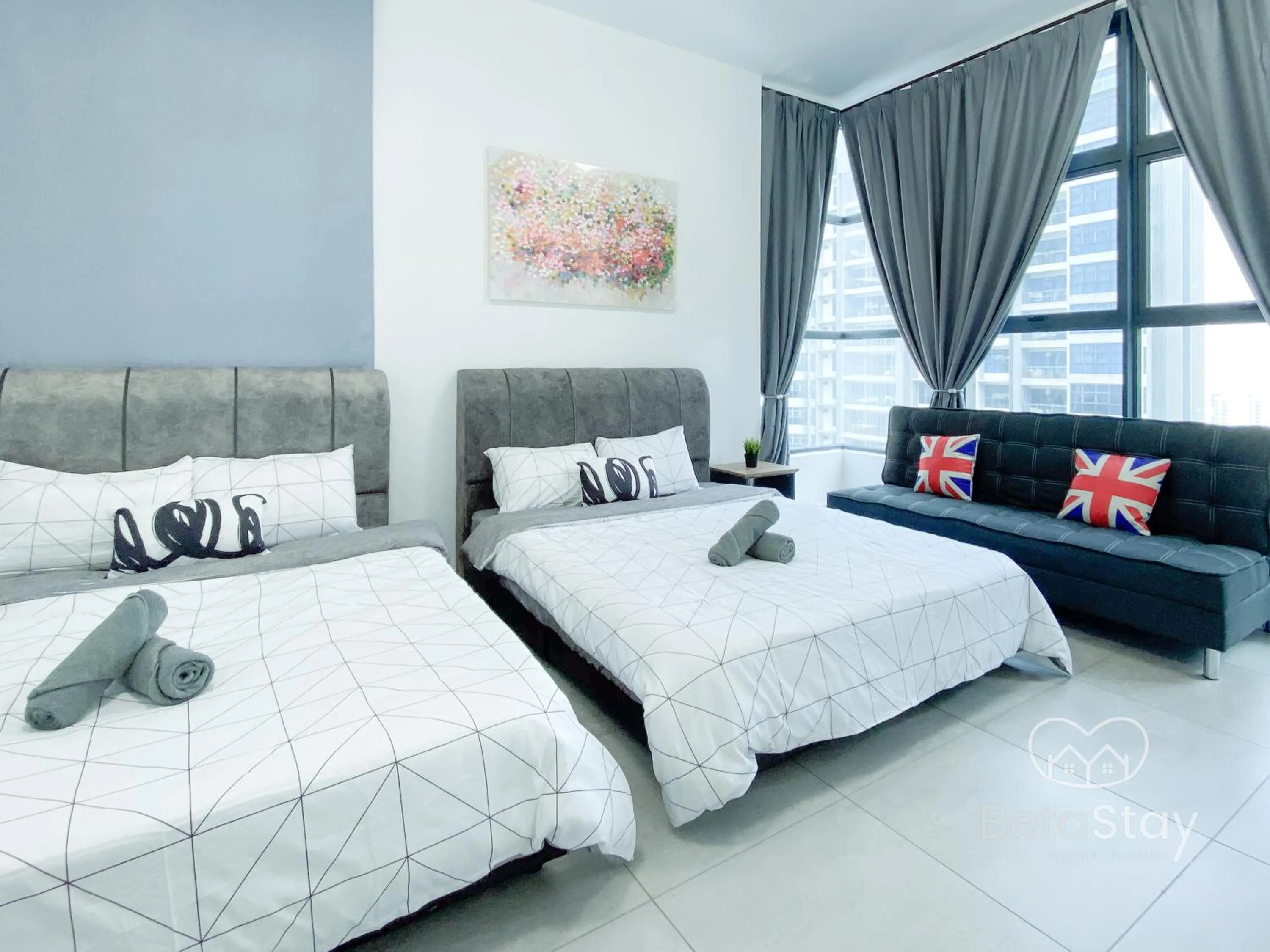 Bedroom, Bed in Atlantis Residences Melaka by BetaStay