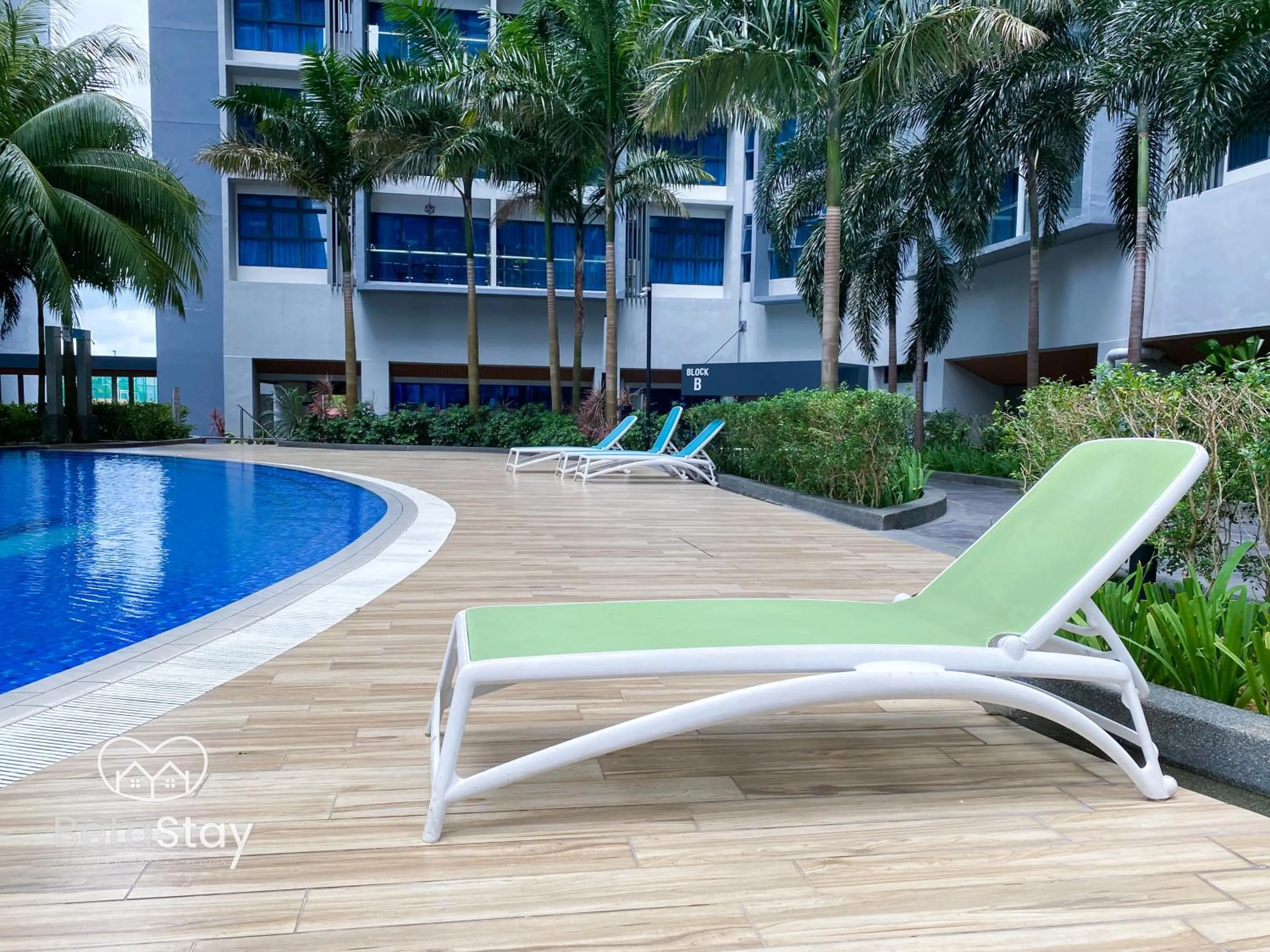 Swimming pool in Atlantis Residences Melaka by BetaStay