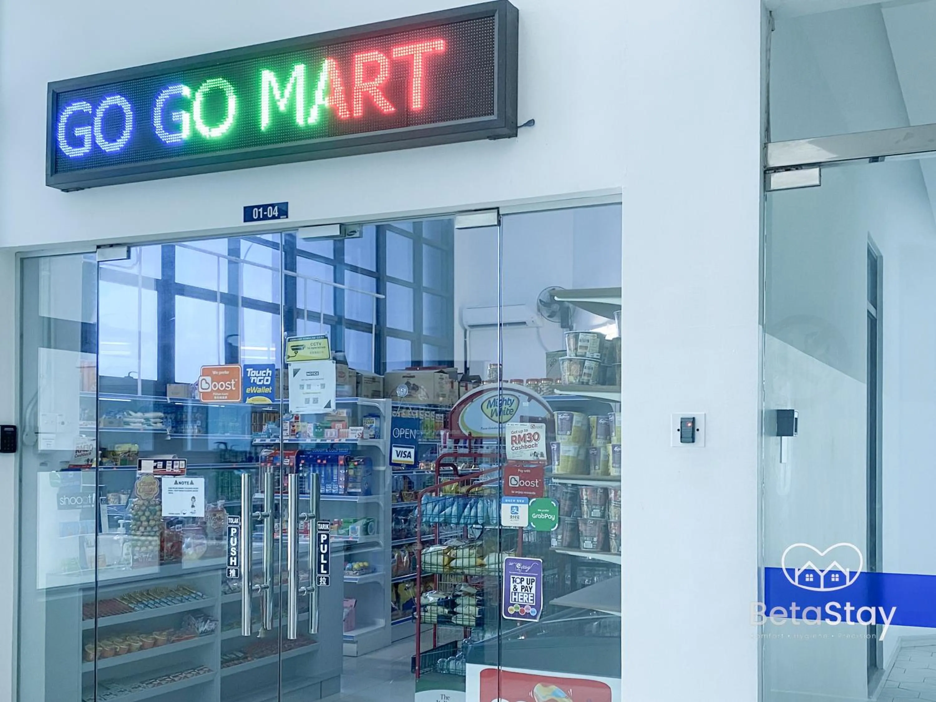 Supermarket/grocery shop in Atlantis Residences Melaka by BetaStay