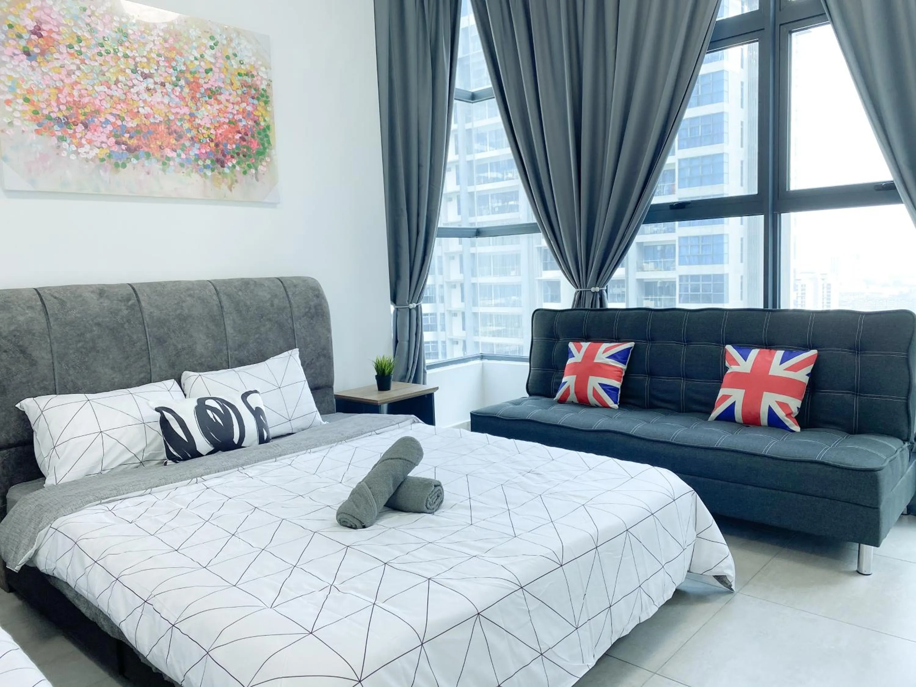 Bedroom, Bed in Atlantis Residences Melaka by BetaStay