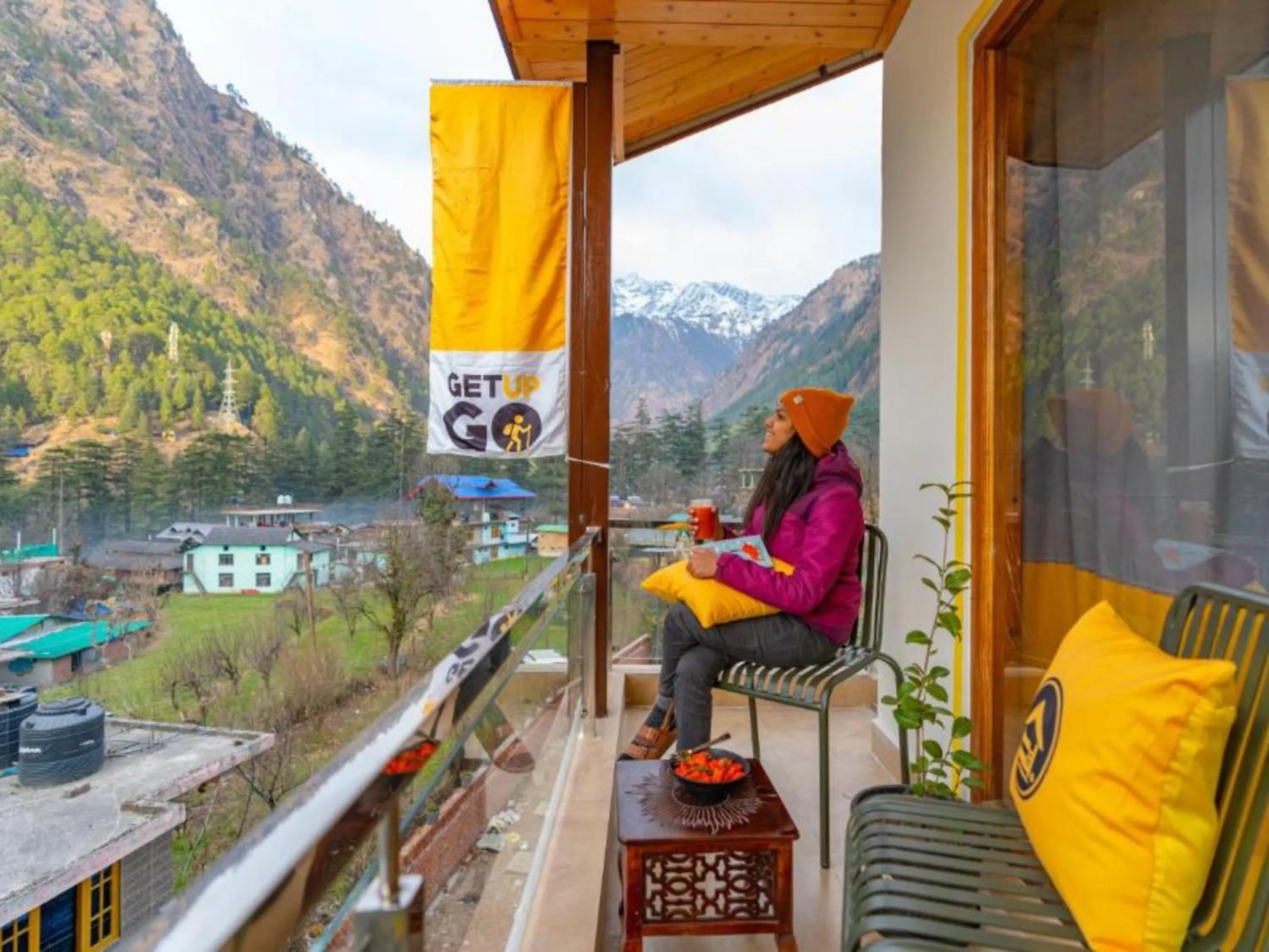 Spring in The Hosteller Kasol, Parvati Valley