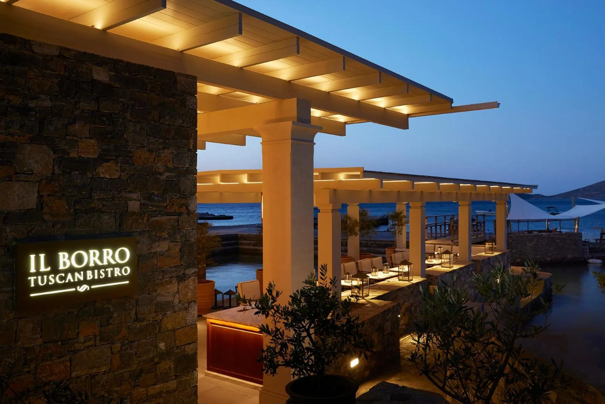 Restaurant/places to eat in Porto Elounda Golf & Spa Resort, Six Senses Spa