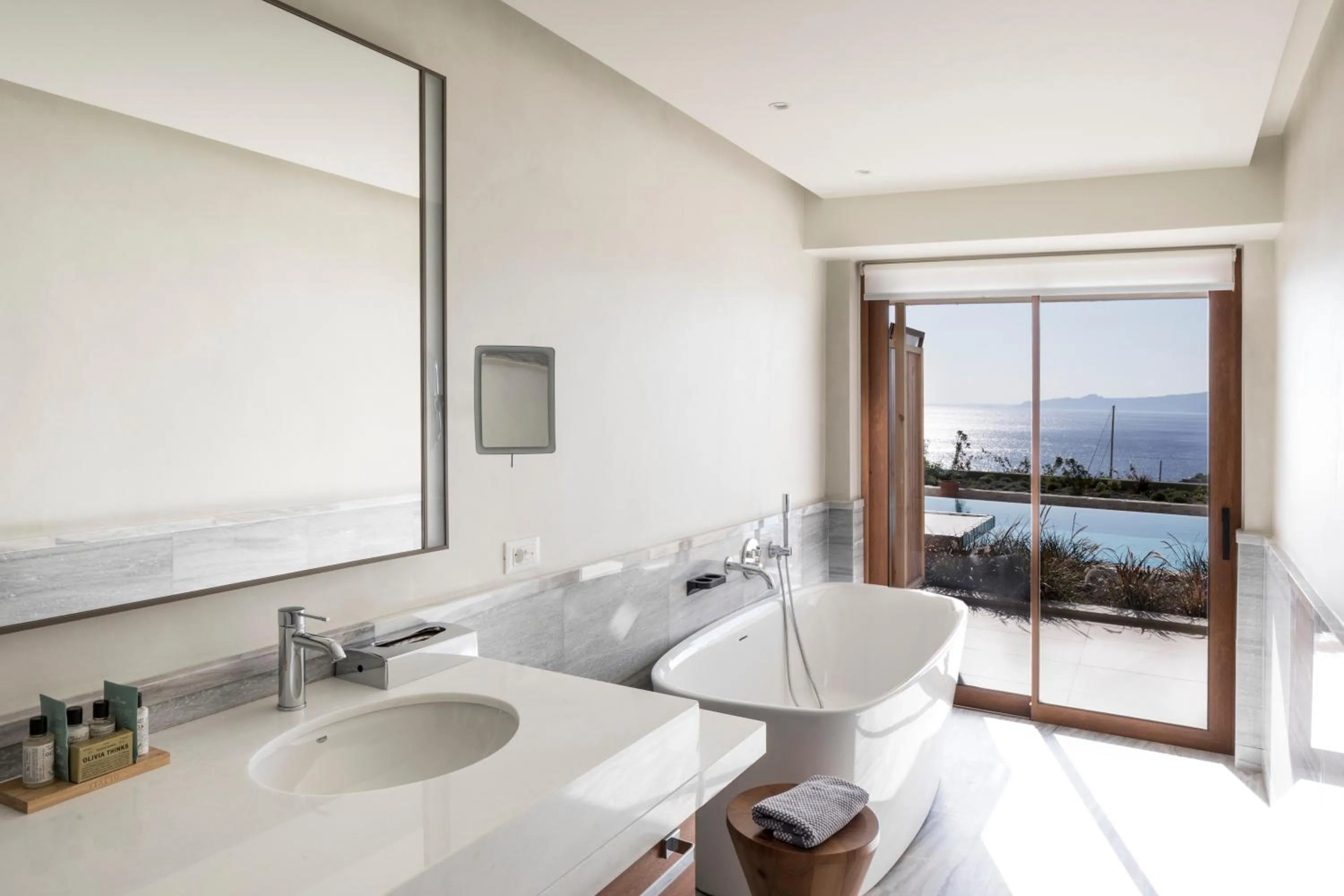 Bathroom in Porto Elounda Golf & Spa Resort, Six Senses Spa