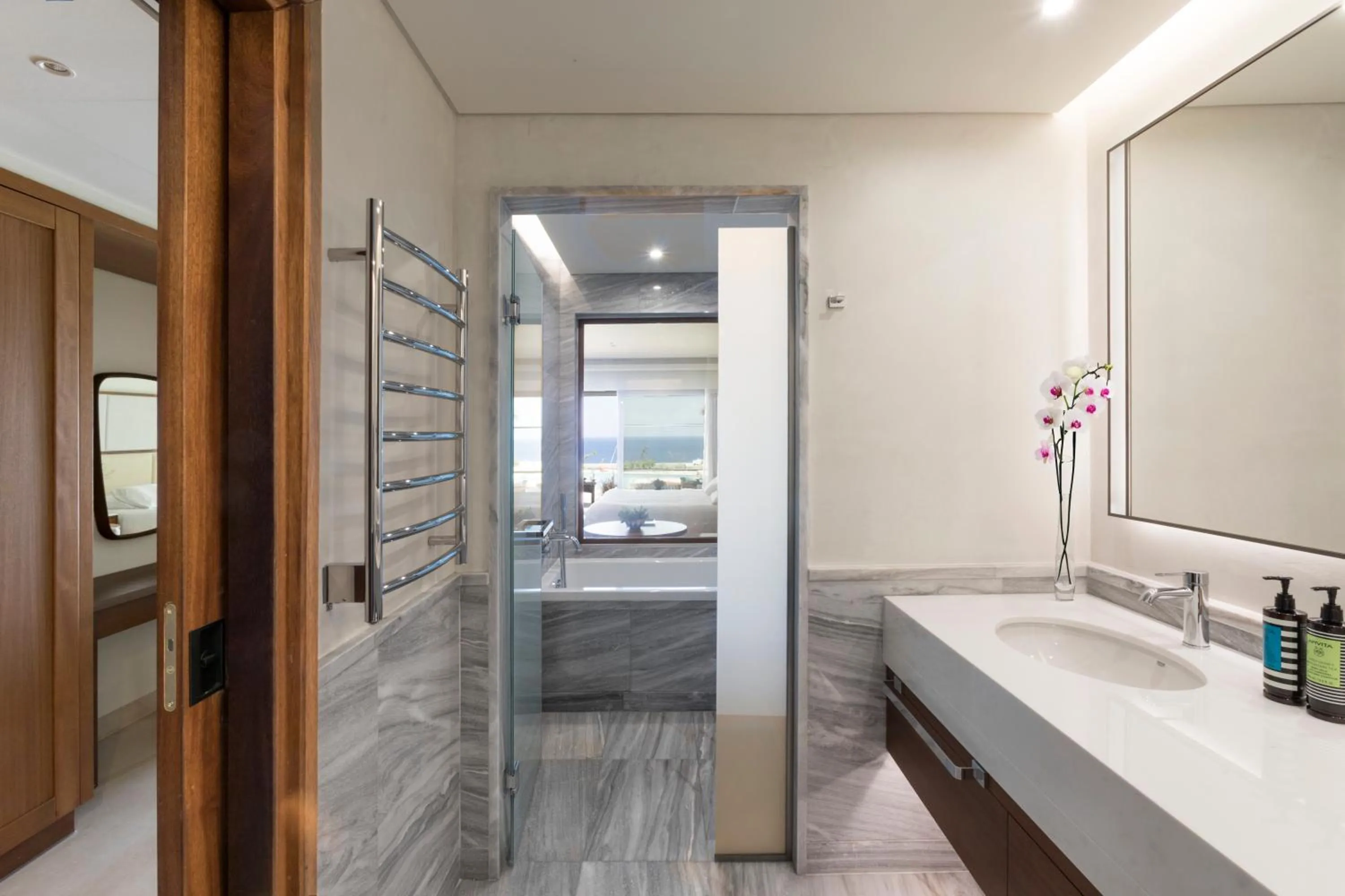 Bathroom in Porto Elounda Golf & Spa Resort, Six Senses Spa