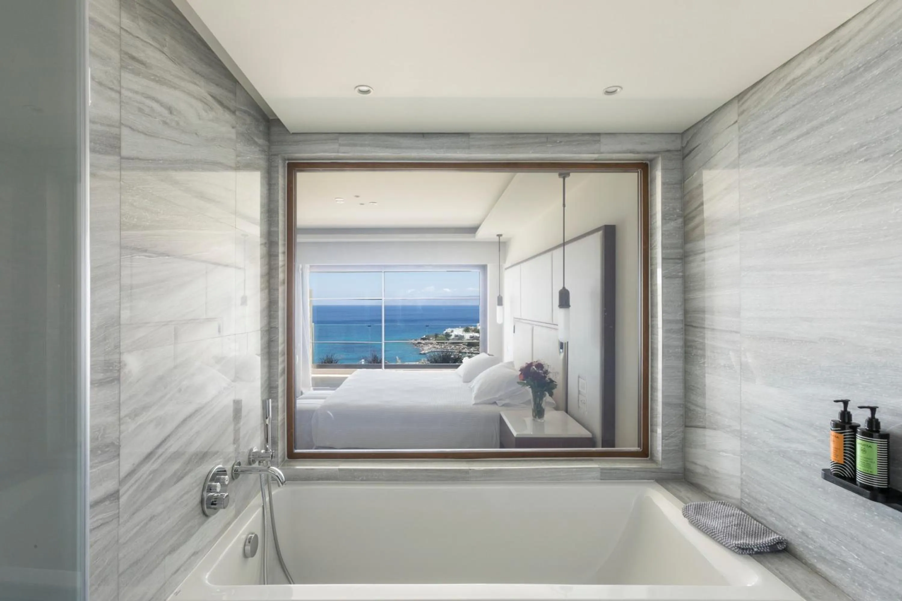 Bathroom in Porto Elounda Golf & Spa Resort, Six Senses Spa