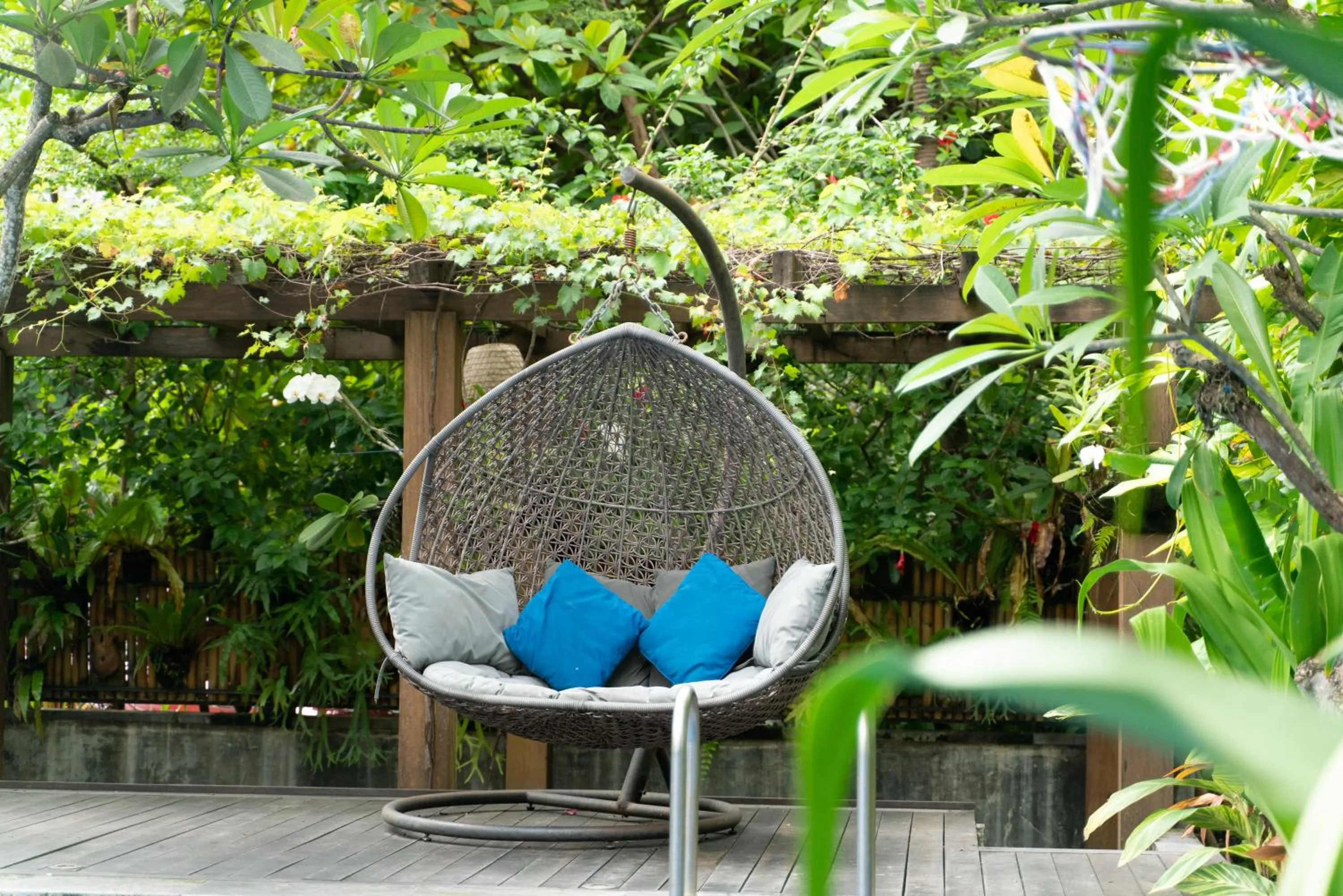 Seating area in Duaraloka Sanur