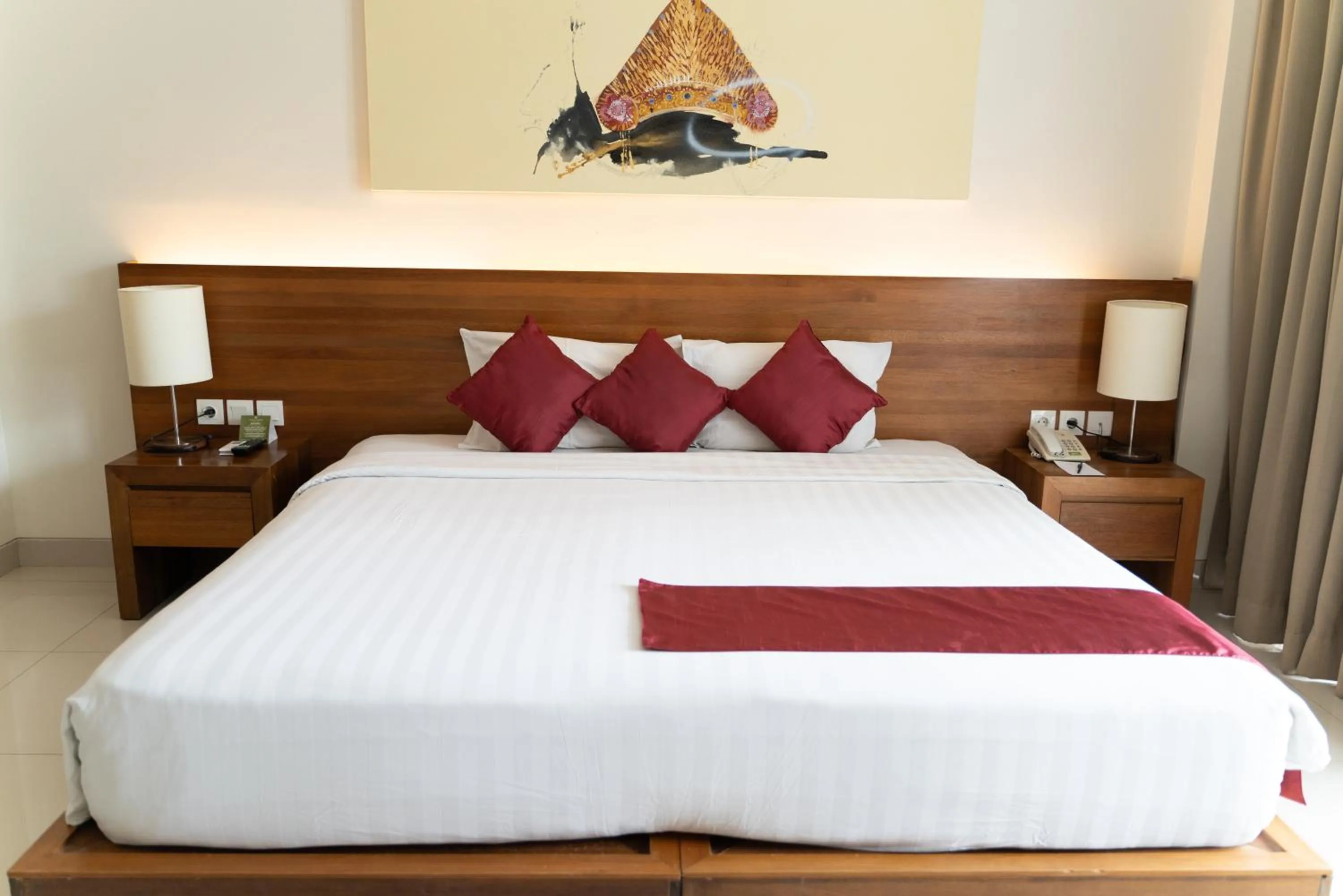 Bed in Duaraloka Sanur